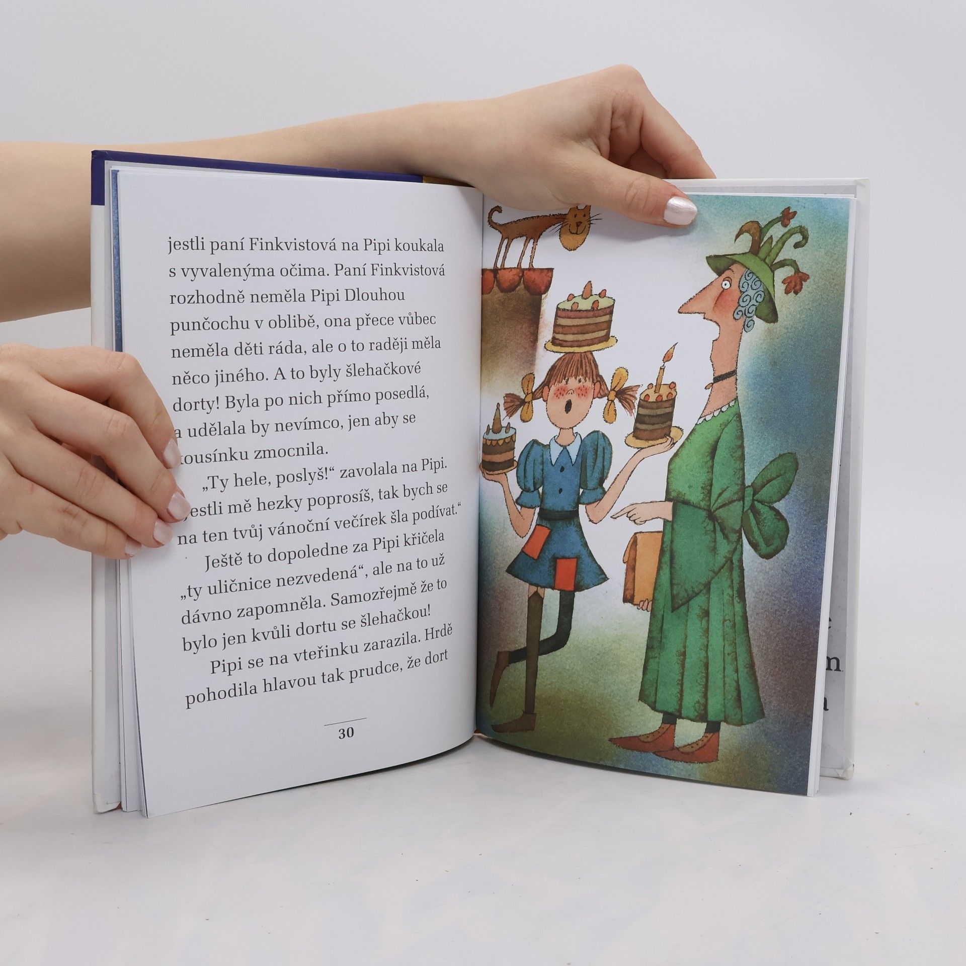 Astrid Lindgren Vánoční večírek Pipi Dlouhé punčochy