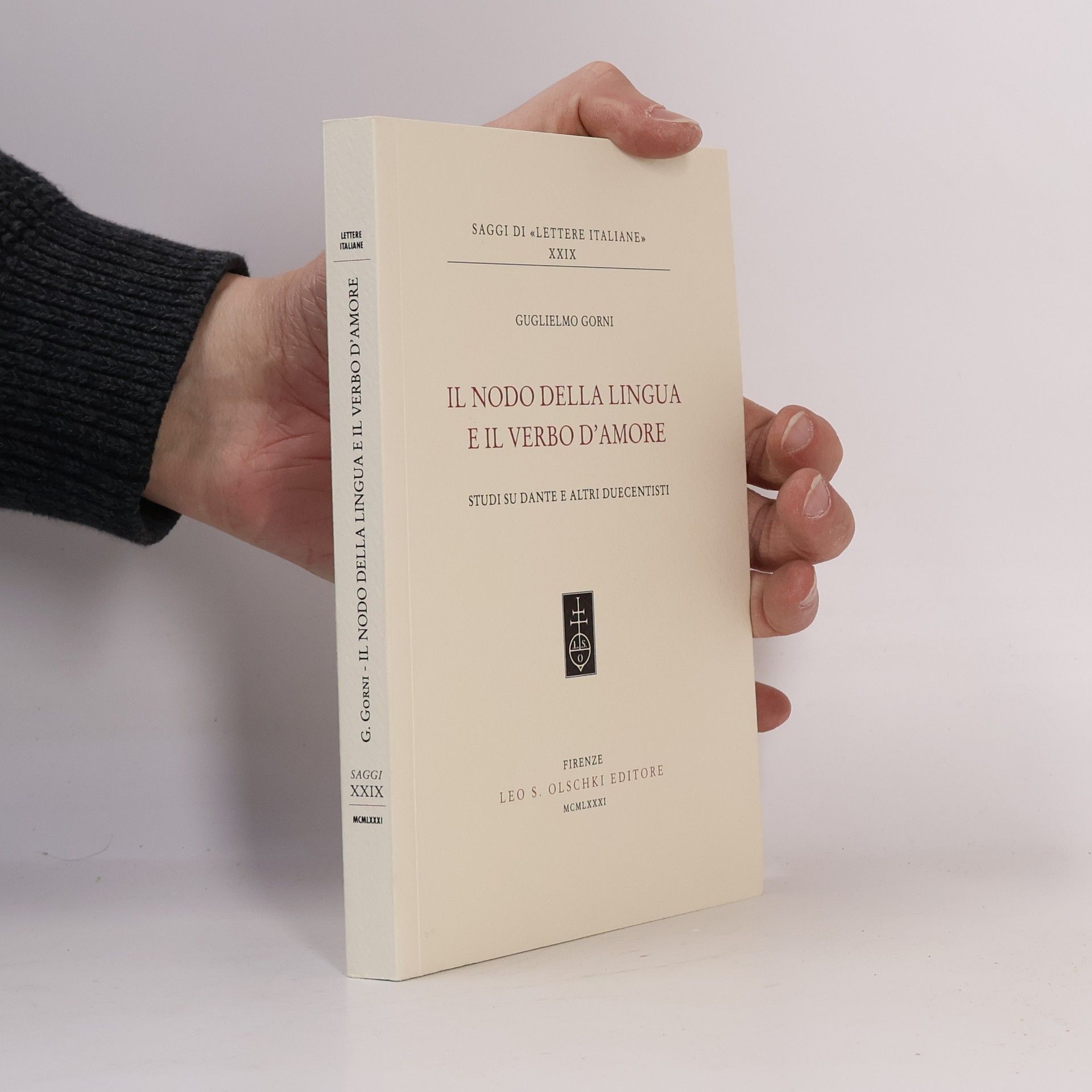 Cesare De Michelis Saggi di «Lettere Italiane» - 29: Il nodo della lingua e il verbo d'amore