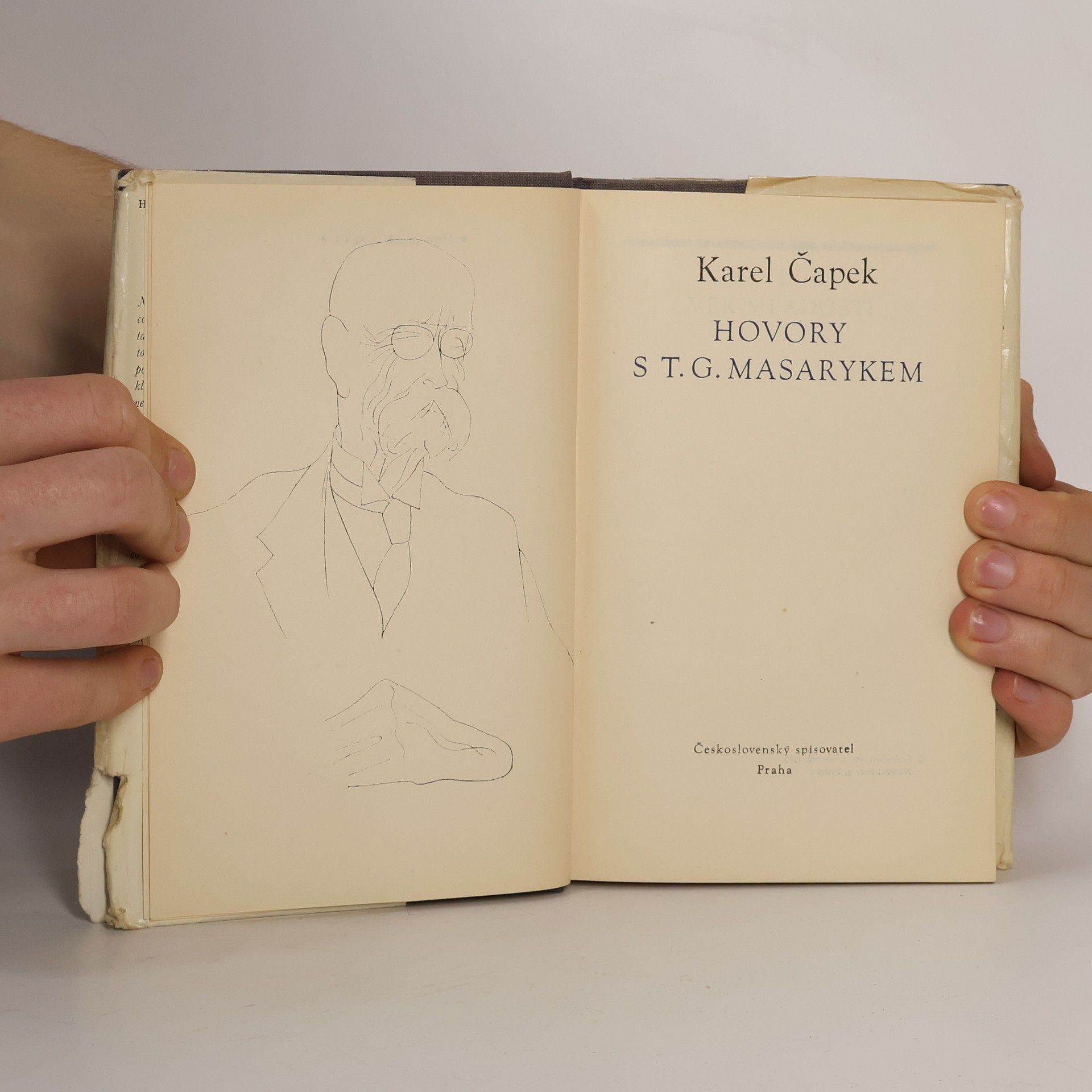 Karel Čapek Hovory s T. G. Masarykem