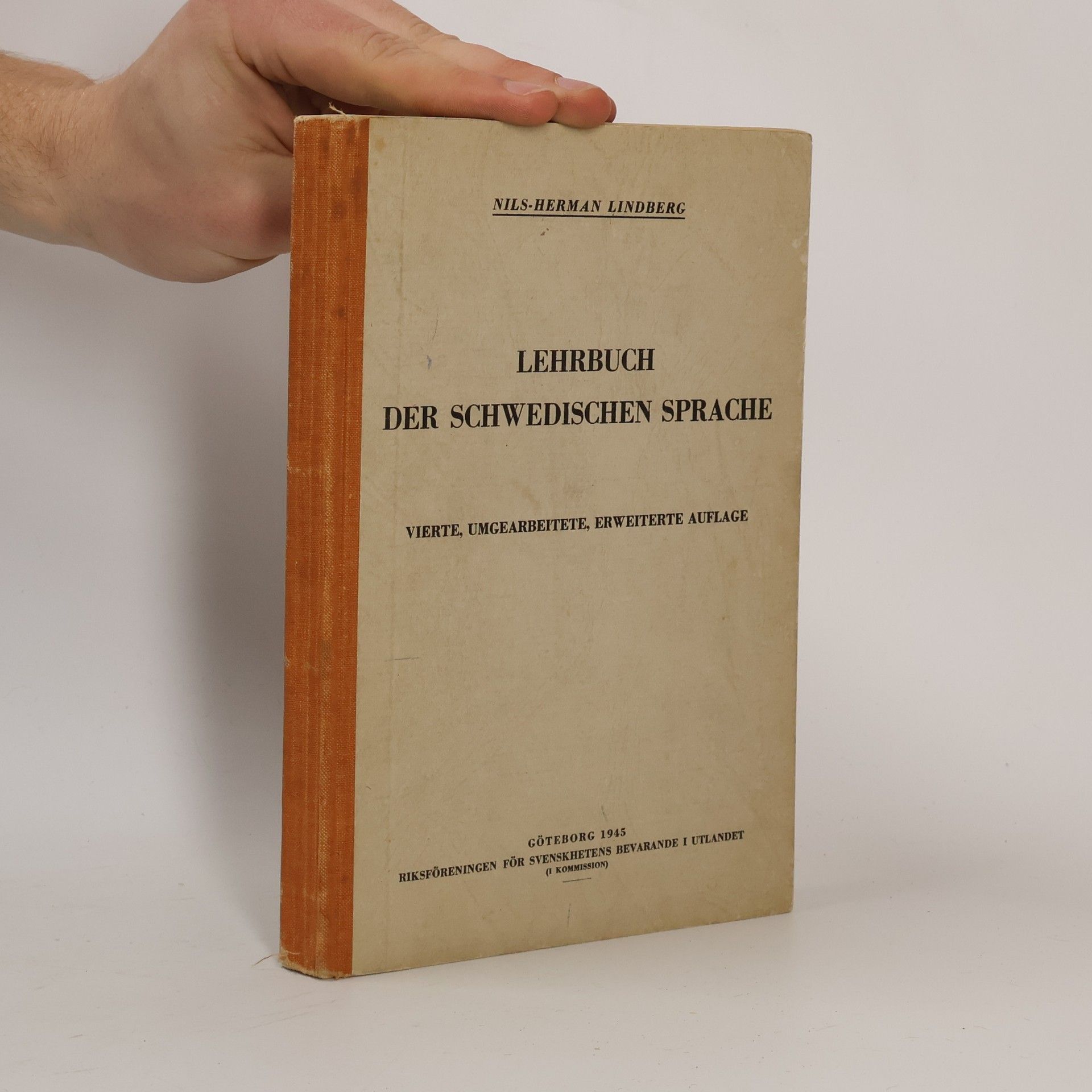Nils-Herman Lindberg Lehrbuch der schwedischen Sprache