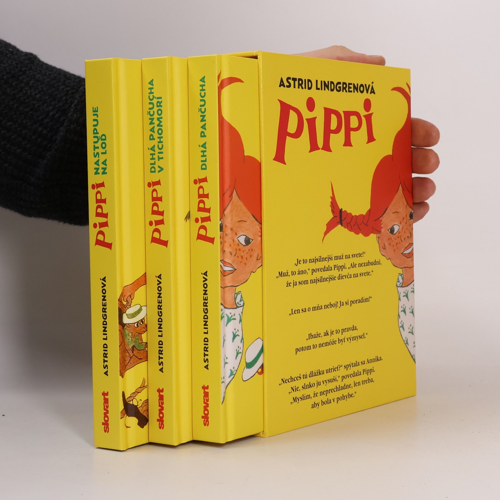 Astrid Lindgren Pippi Dlhá pančucha: set 3 kníh