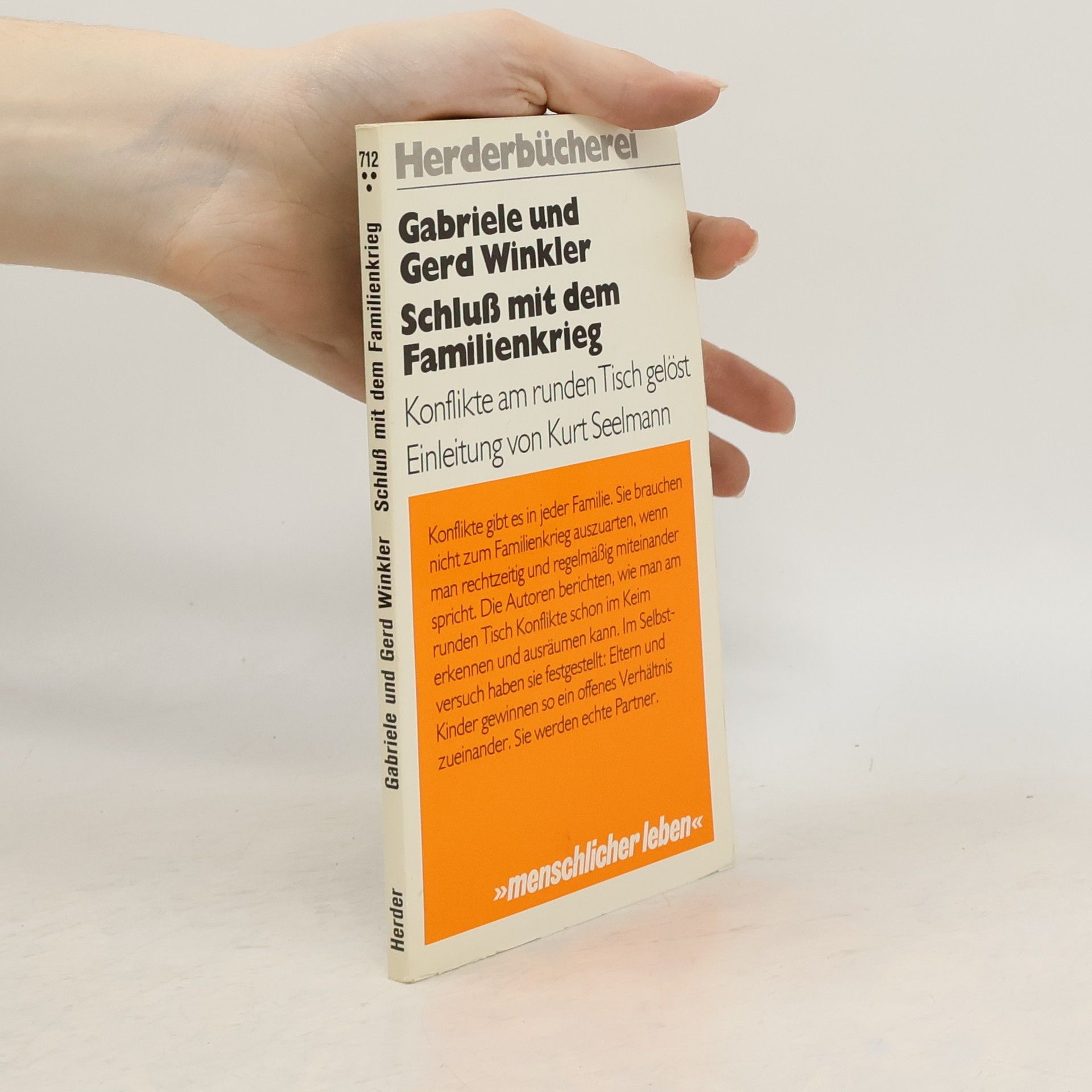 Gabriele Winkler Schluss mit dem Familienkrieg