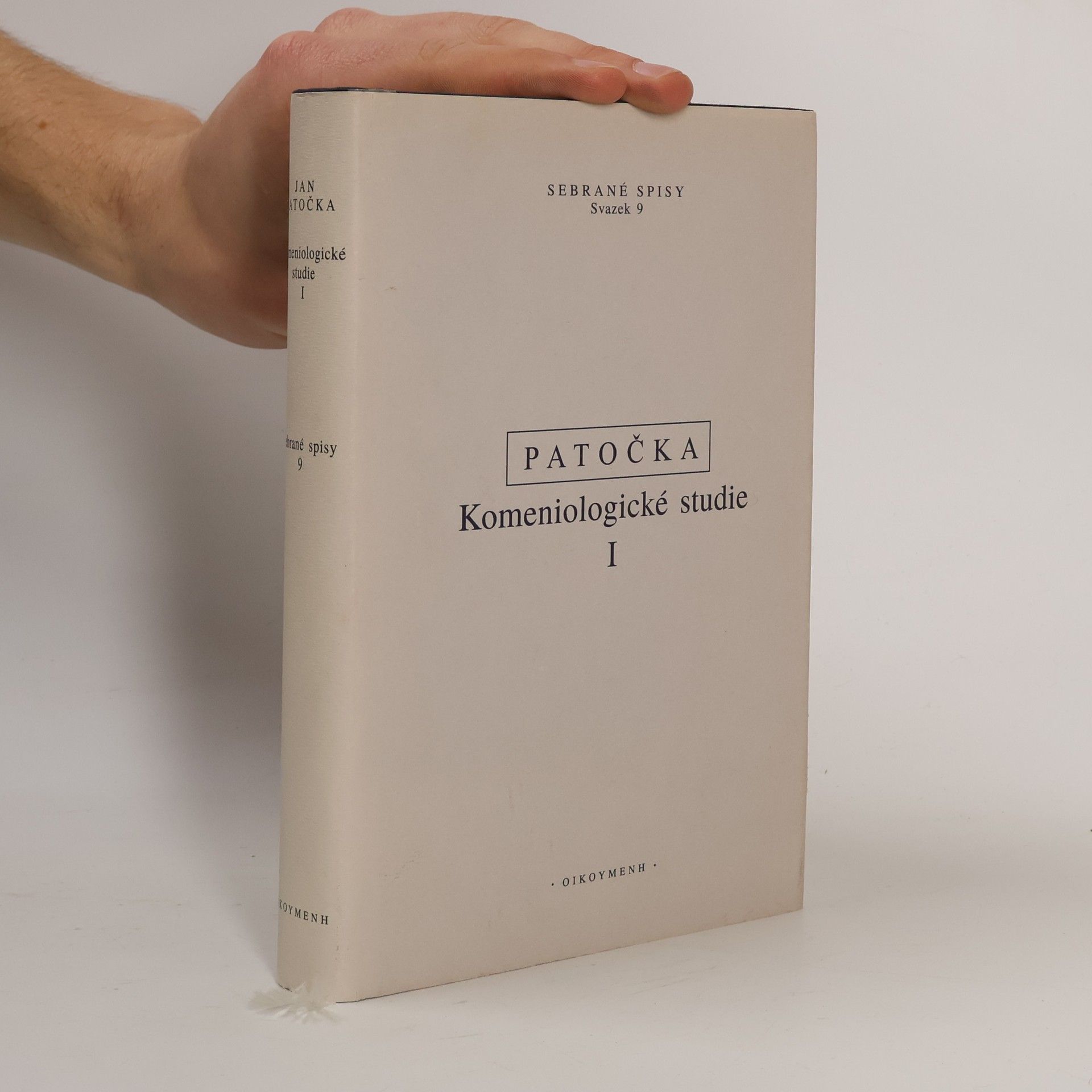 Jan Patočka Komeniologické studie I