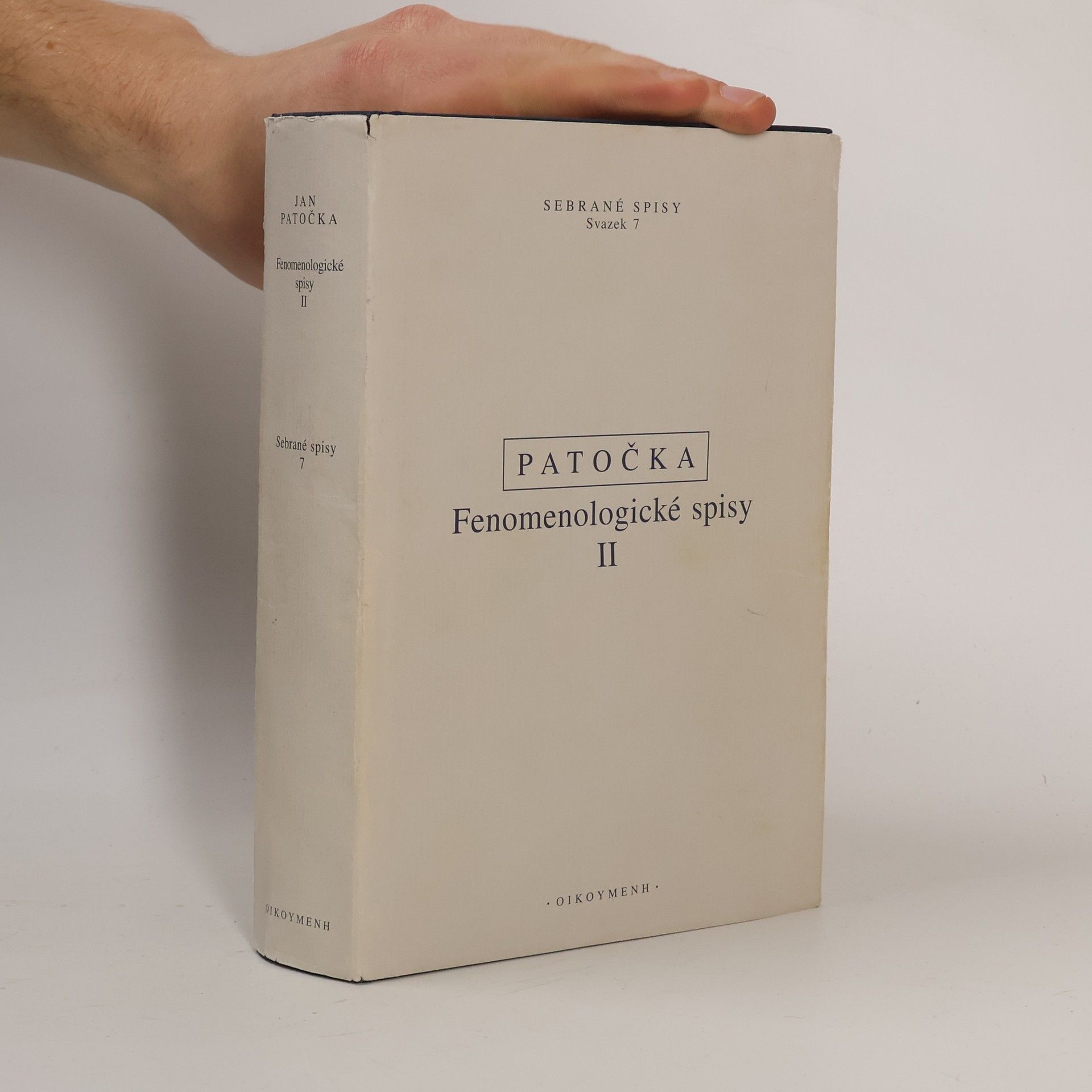 Jan Patočka Fenomenologické spisy II