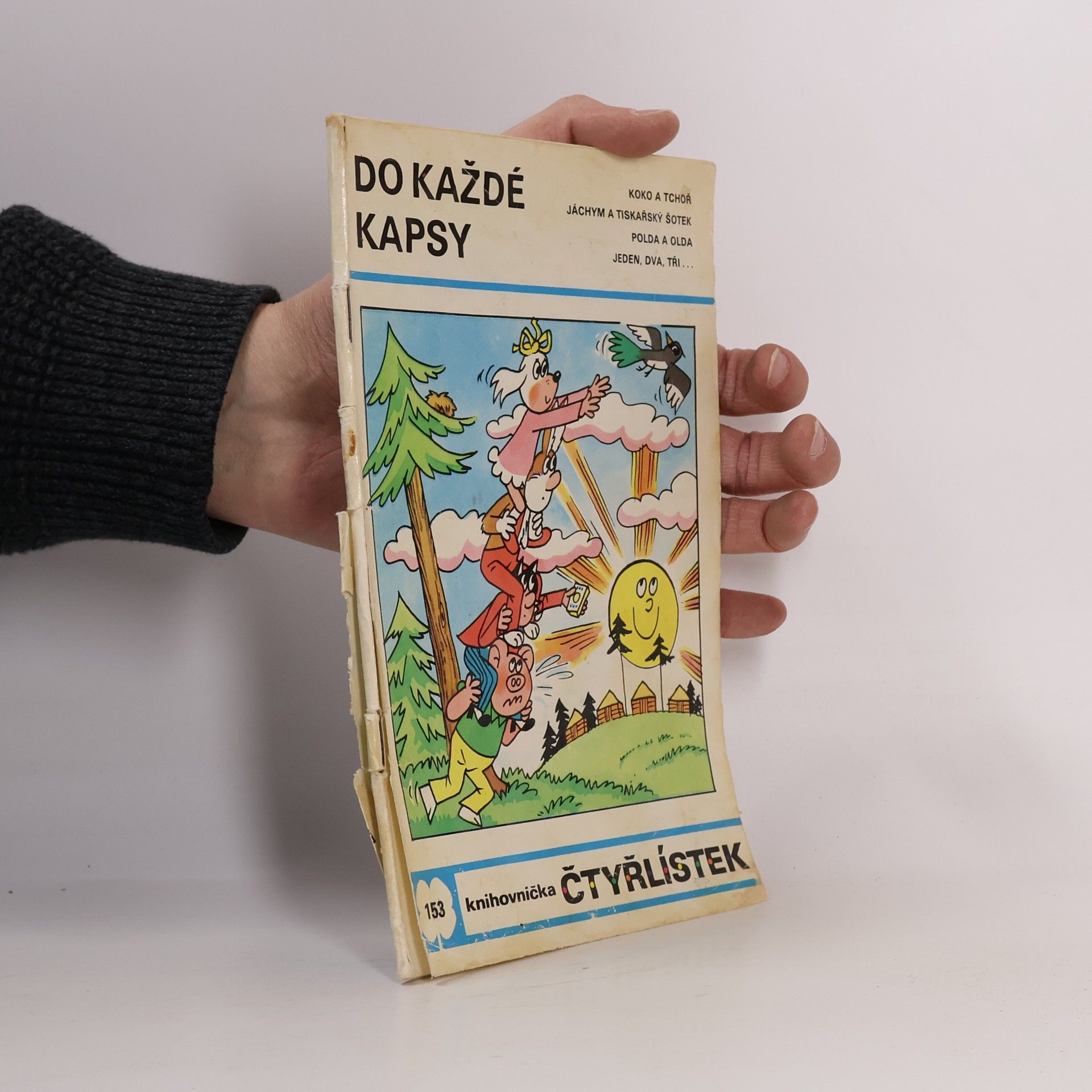 Jaroslav Němeček Čtyřlístek 153. Do každé kapsy