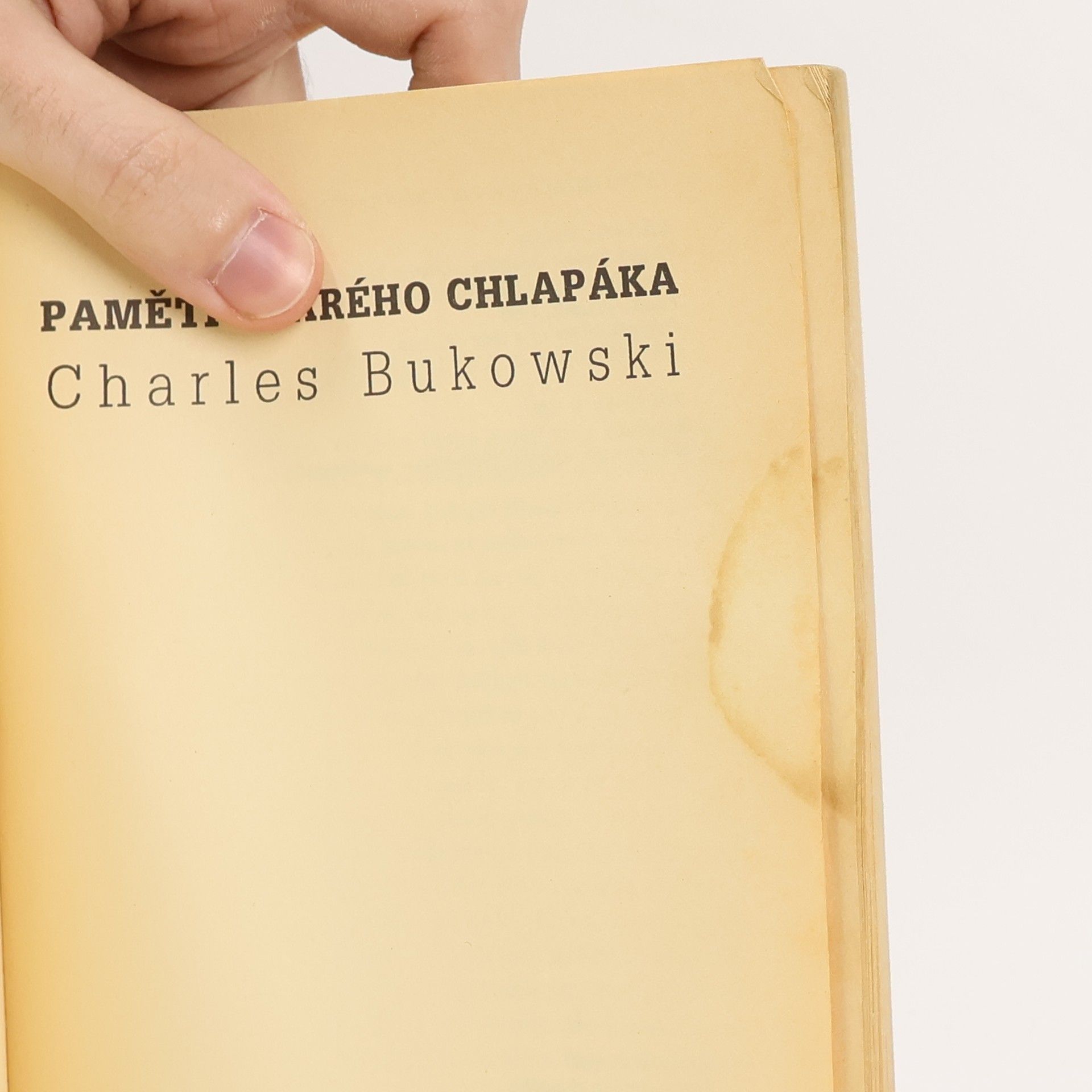 Charles Bukowski Paměti starého chlapáka