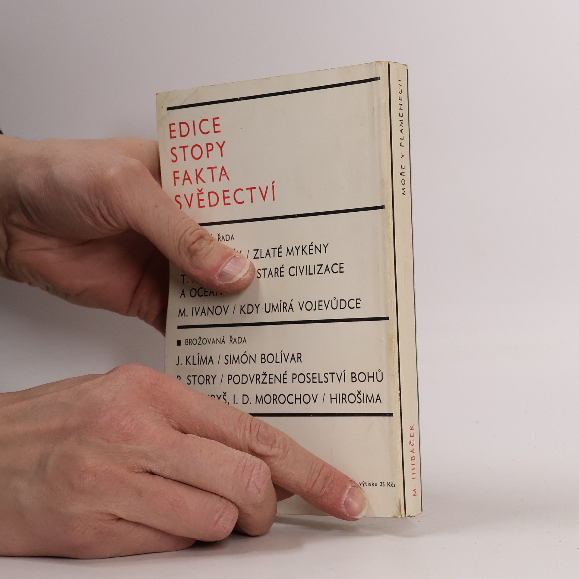 Miloš Hubáček Moře v plamenech