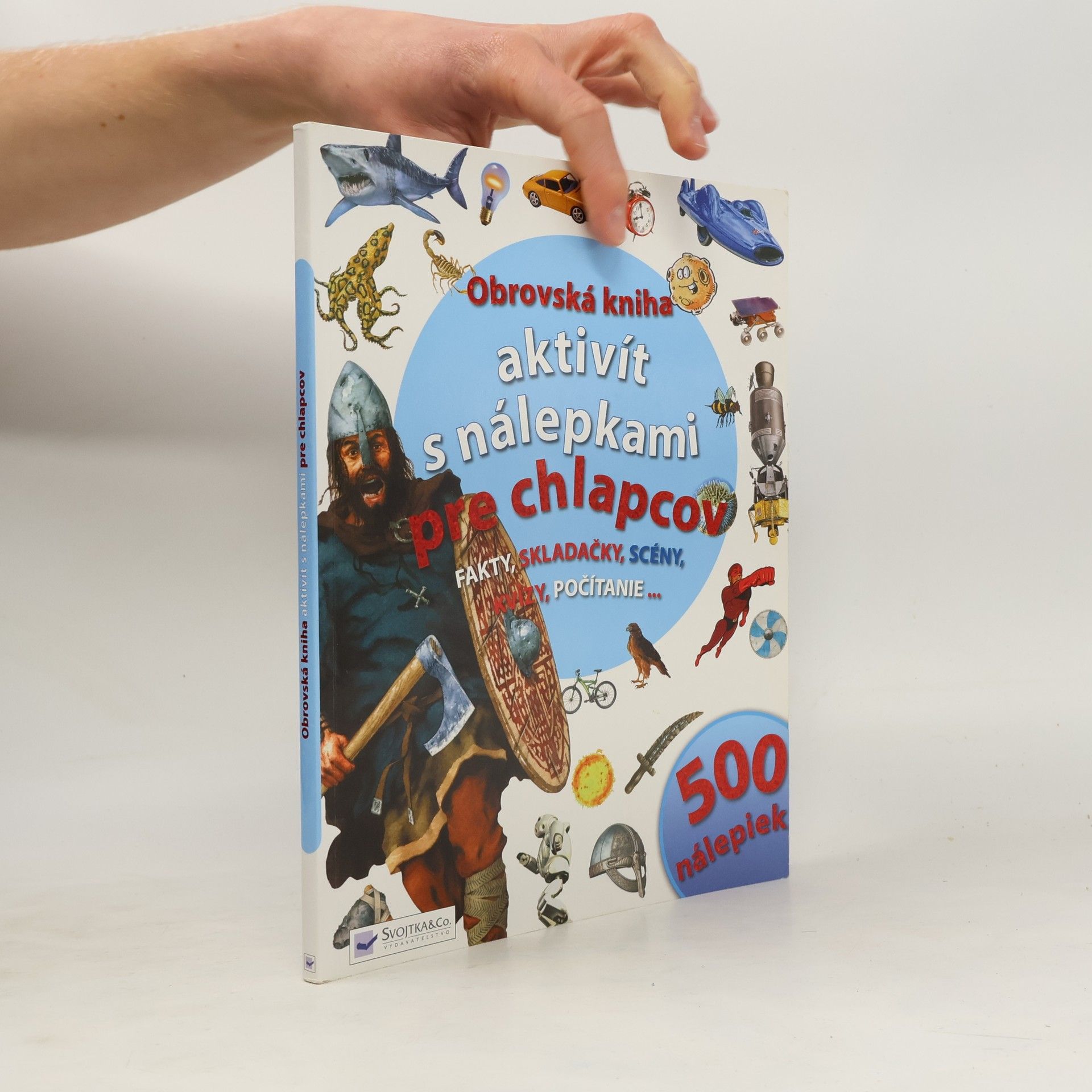Obrovská kniha aktivít s nálepkami pre chlapcov