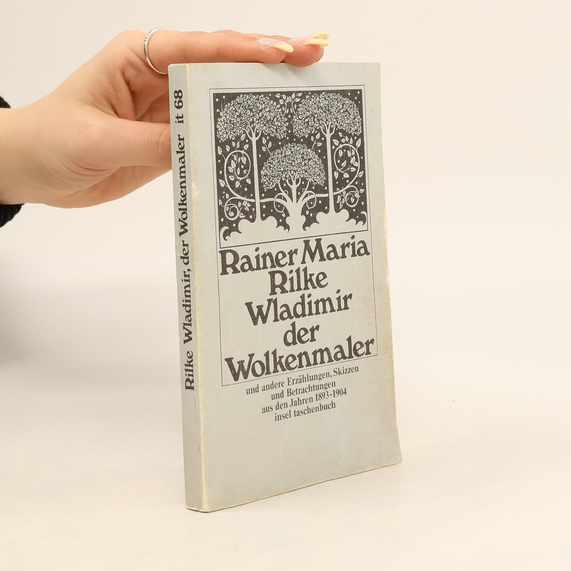 Rainer Maria Rilke Wladimir, der Wolkenmaler. und andere Erzählungen, Skizzen und Betrachtungen aus den Jahren 1893 - 1904.