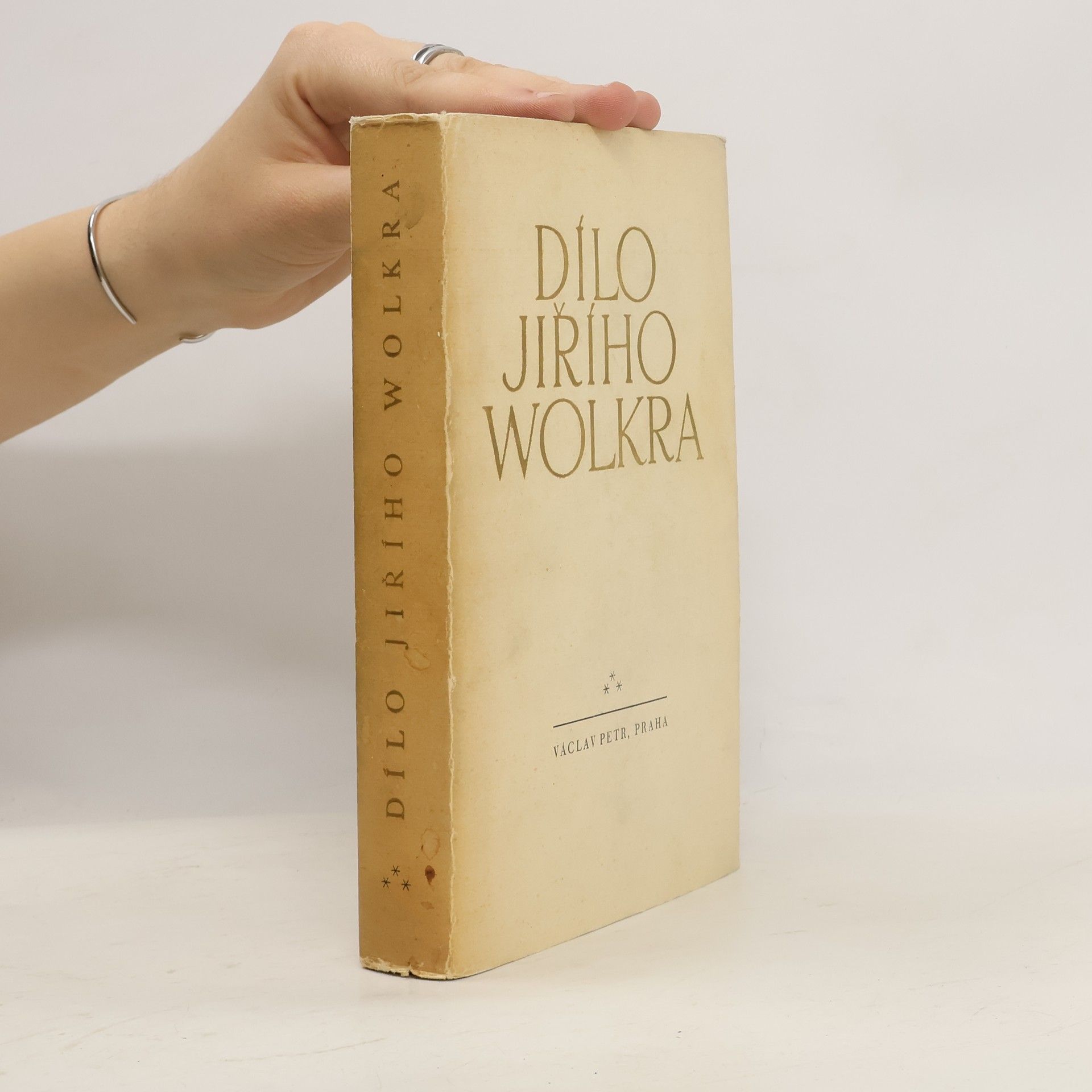 Jiří Wolker Dílo Jiřího Wolkra III.