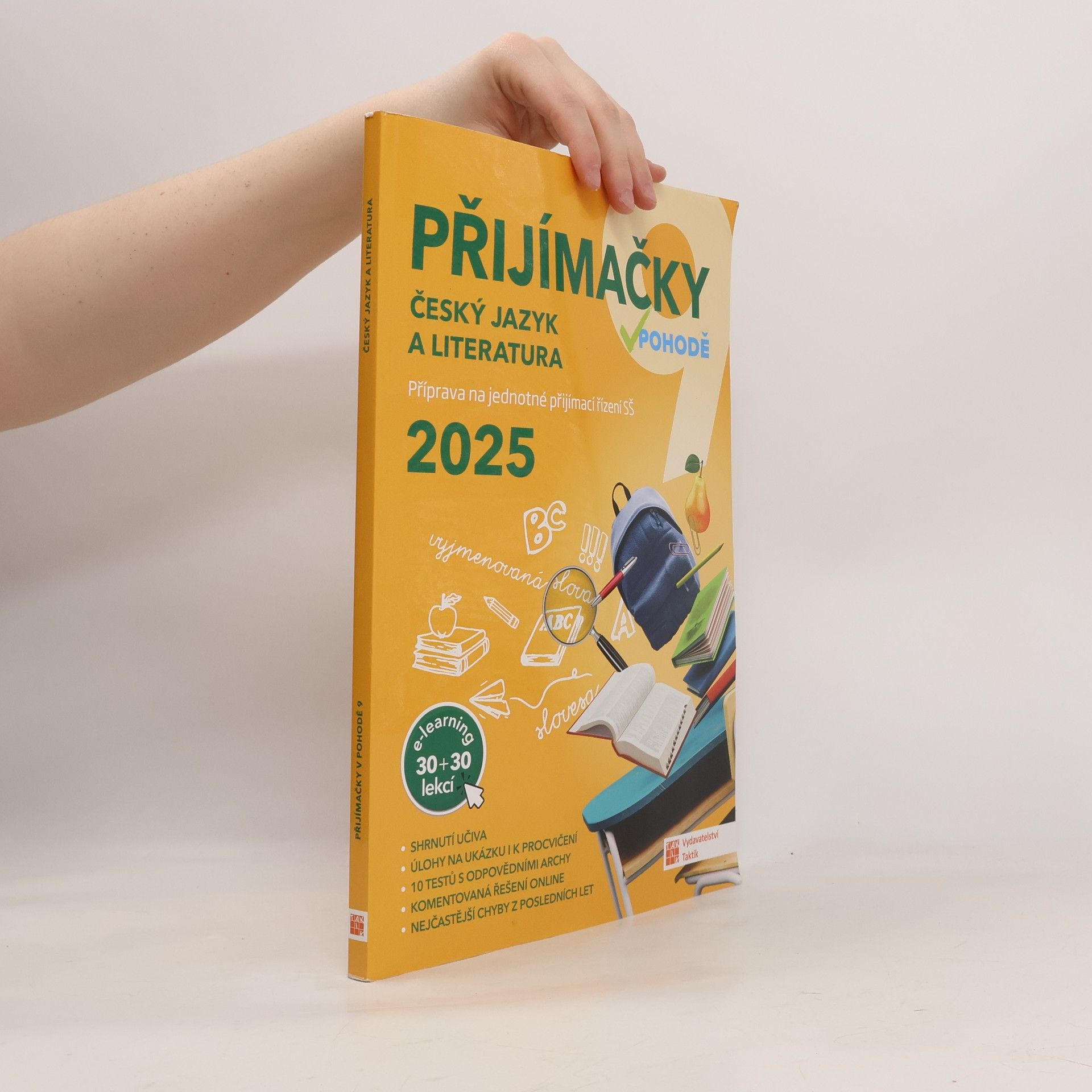Kolektív autorov Přijímačky 9 Český jazyk a literatura + E-learning 2025