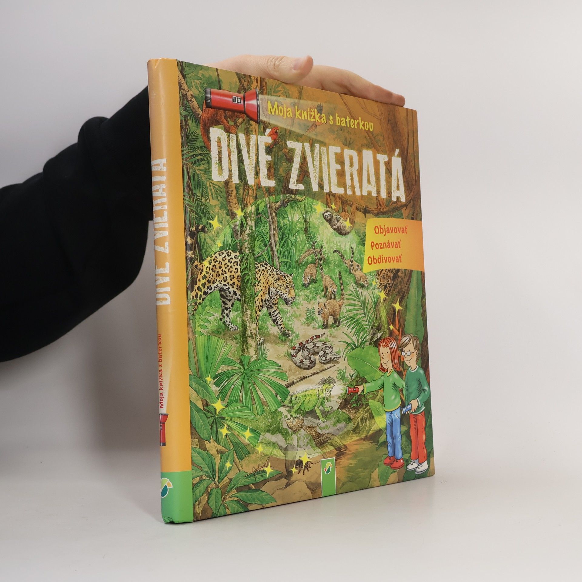 Autorenkollektiv Moje knížka s baterkou : Divoká zvířata