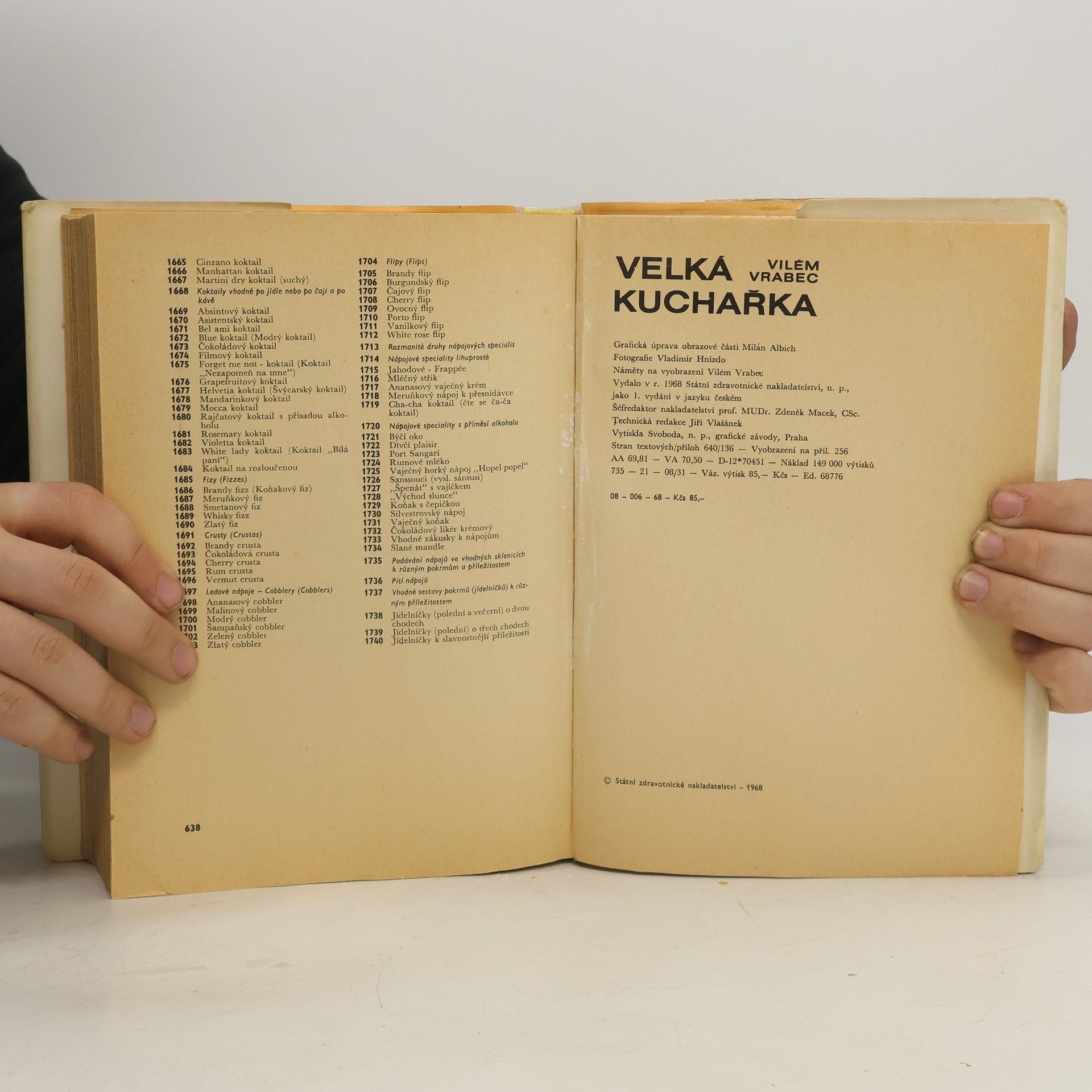 Vilém Vrabec Velká kuchařka