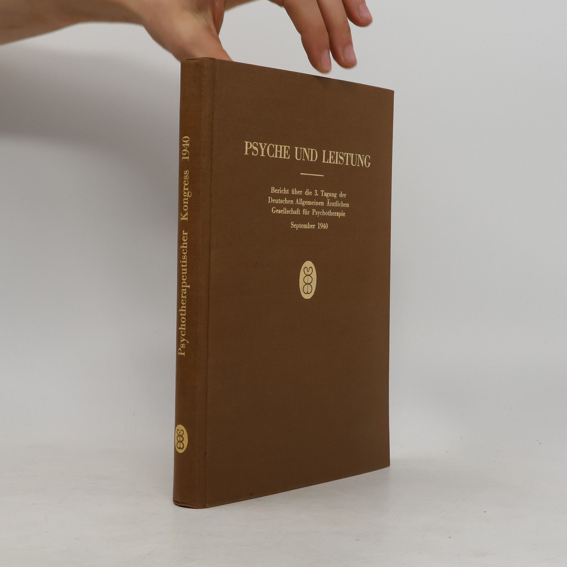 AA.VV. Psychotherapeutischer Kongress 1940