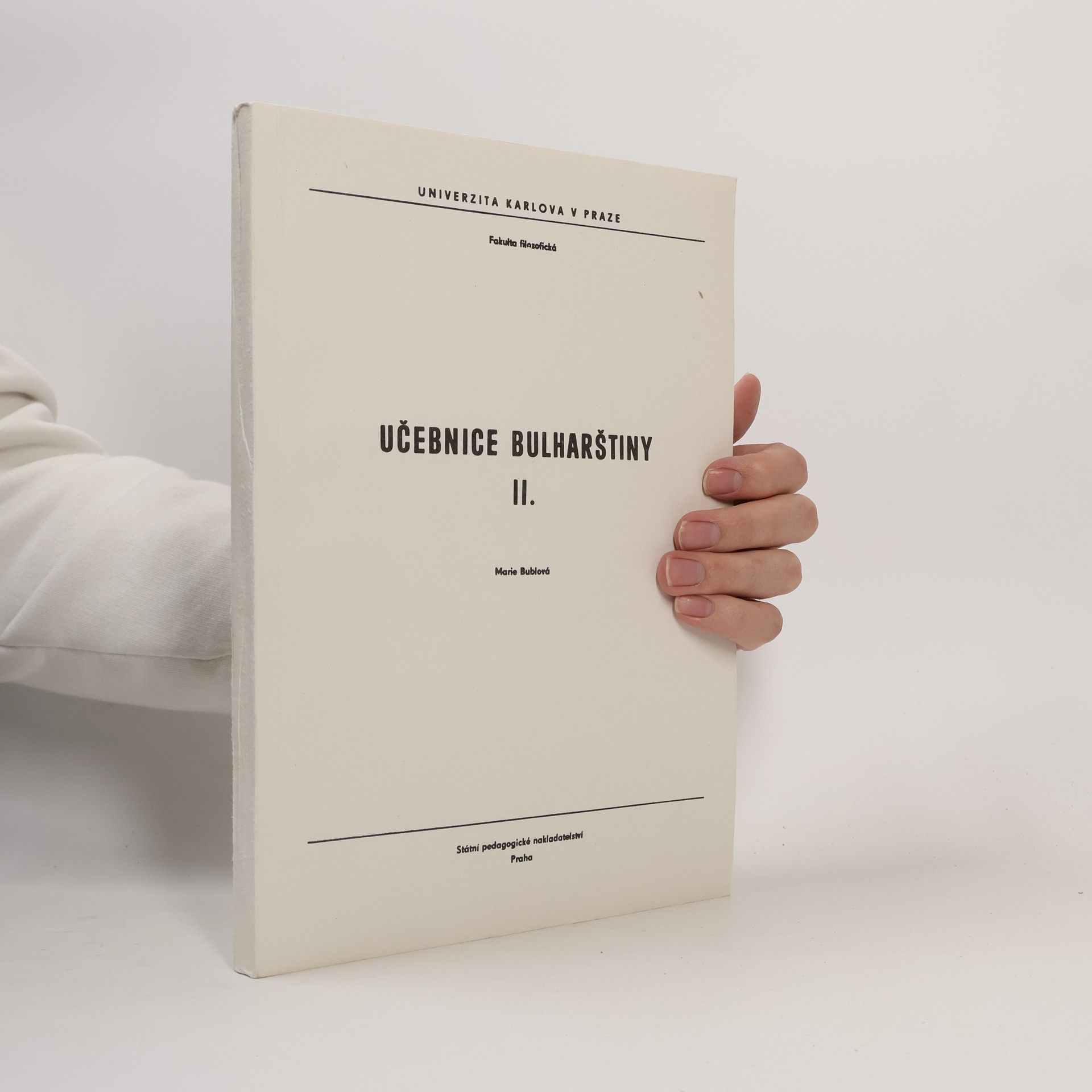 Marie Bublová Učebnice bulharštiny II