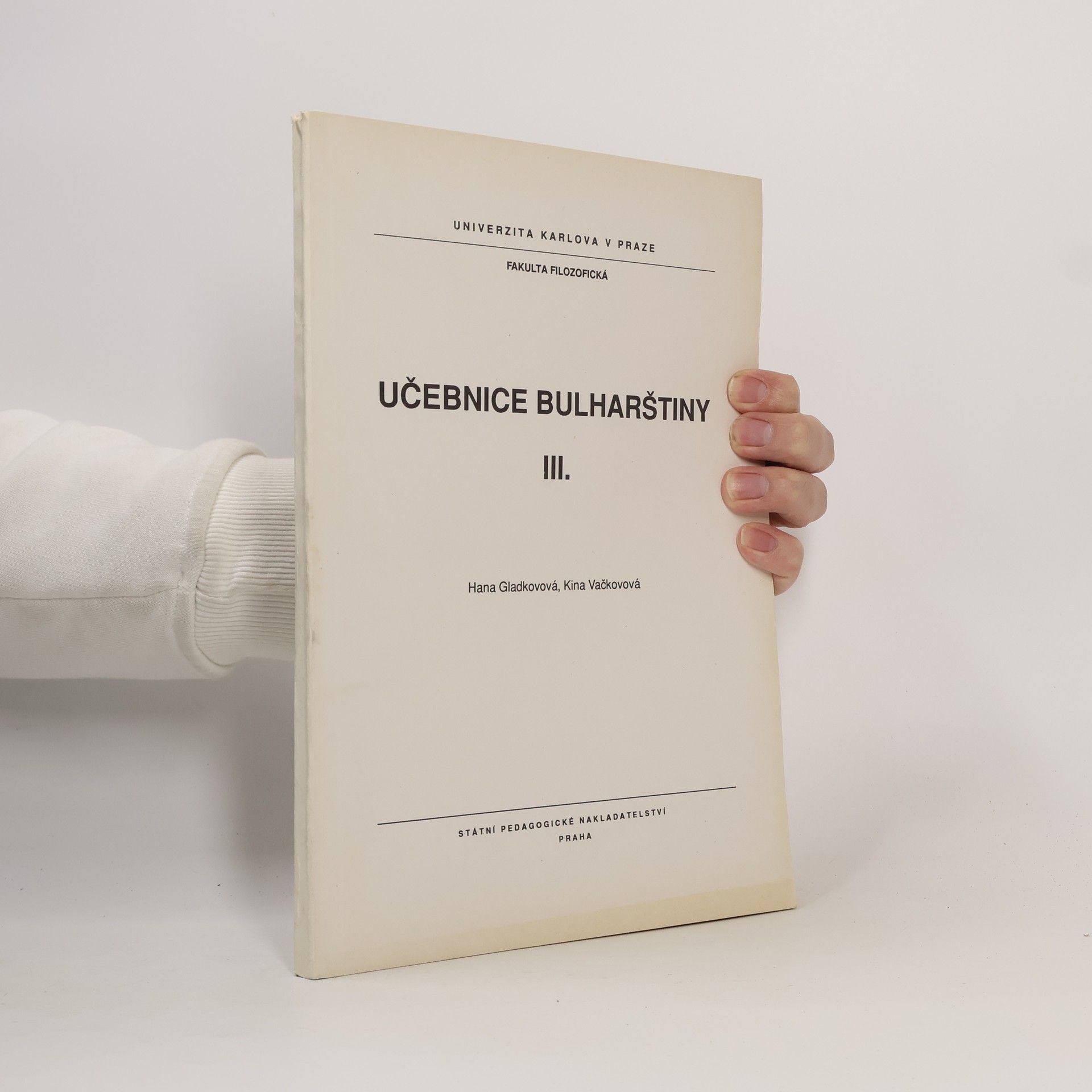 Marie Bublová Učebnice bulharštiny III