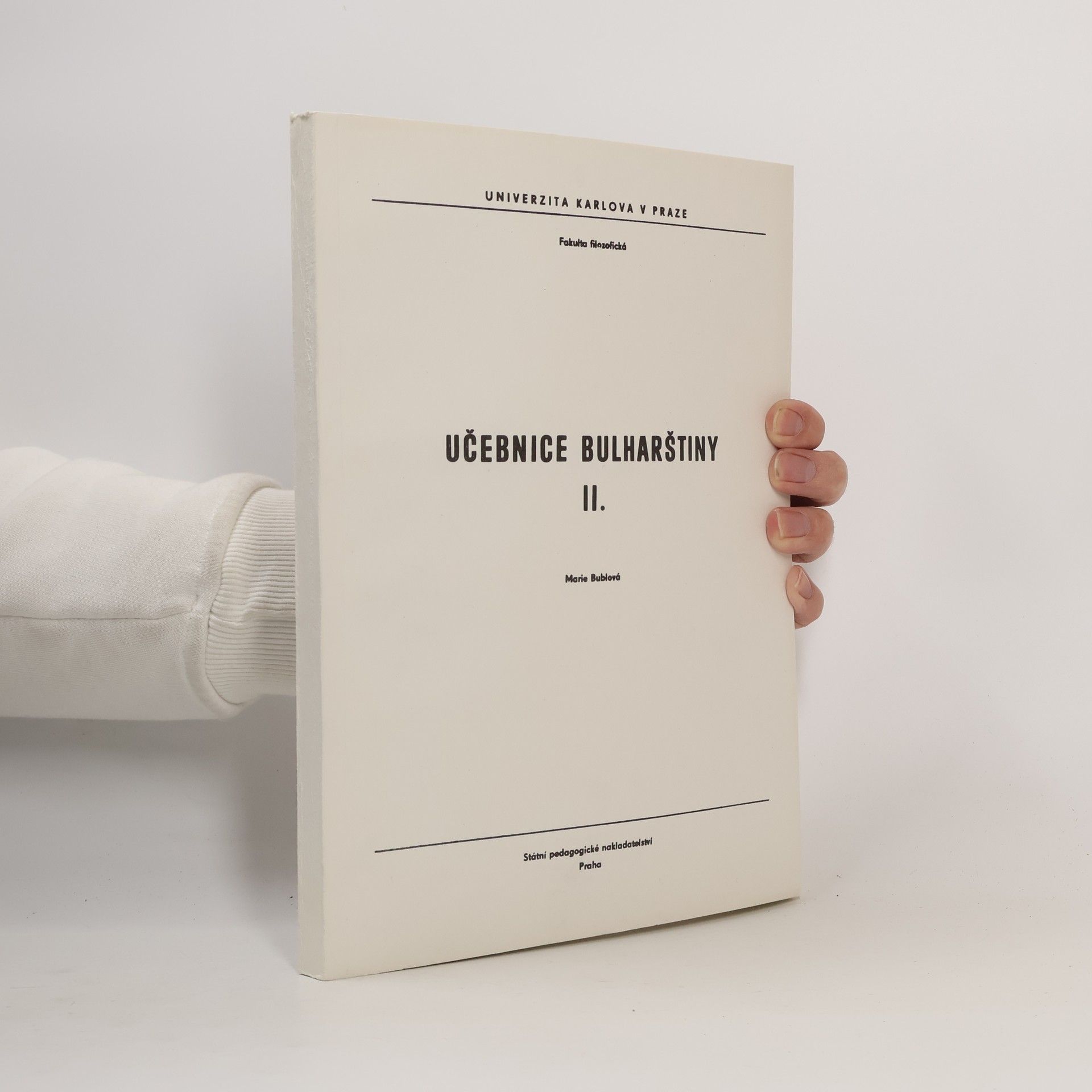 Marie Bublová Učebnice bulharštiny II