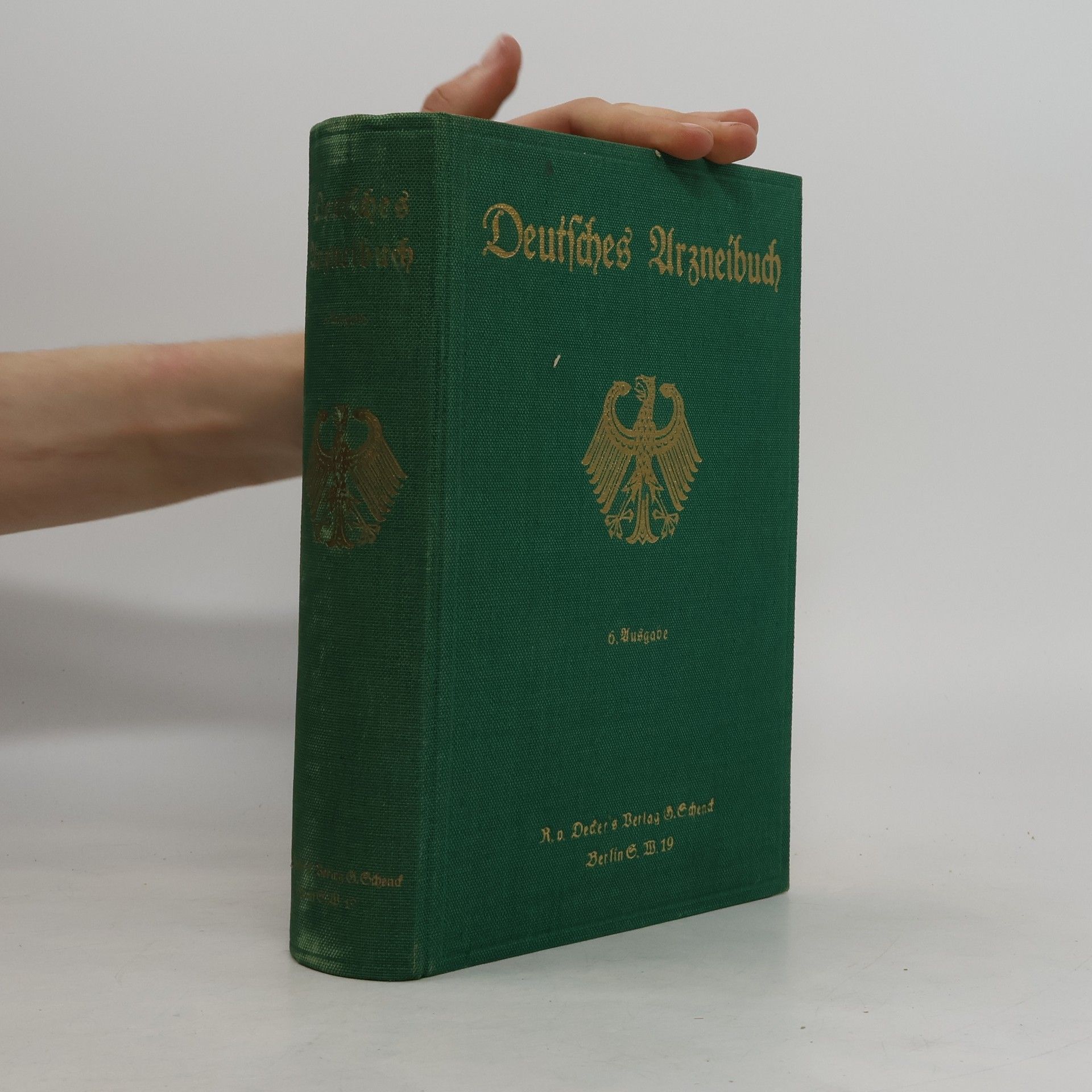 Kolektiv autorů Deutsches Arzneibuch 6. Ausgabe 1926