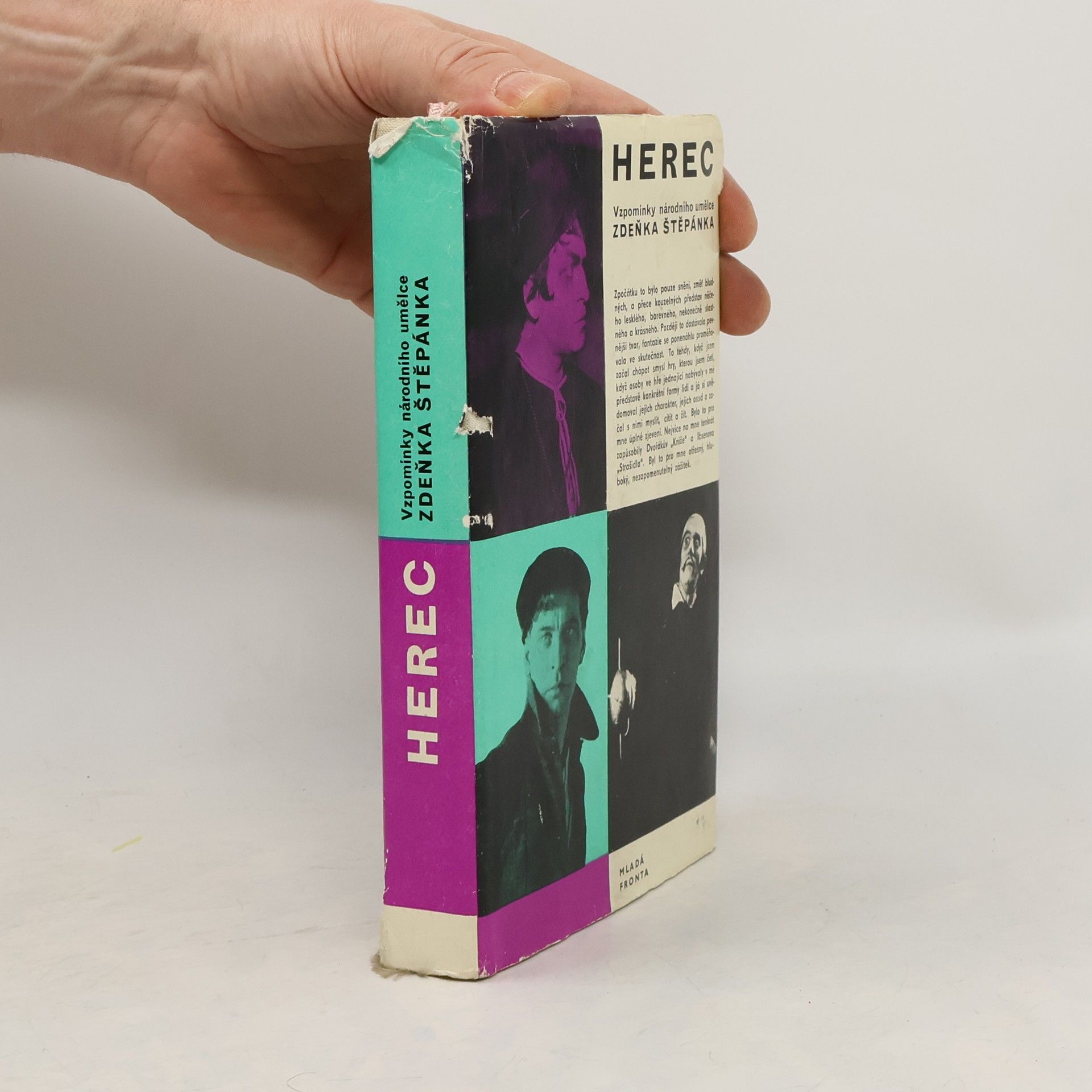 Zdeněk Štěpánek Herec. Vzpomínky národního umělce Zdeňka Štěpánka