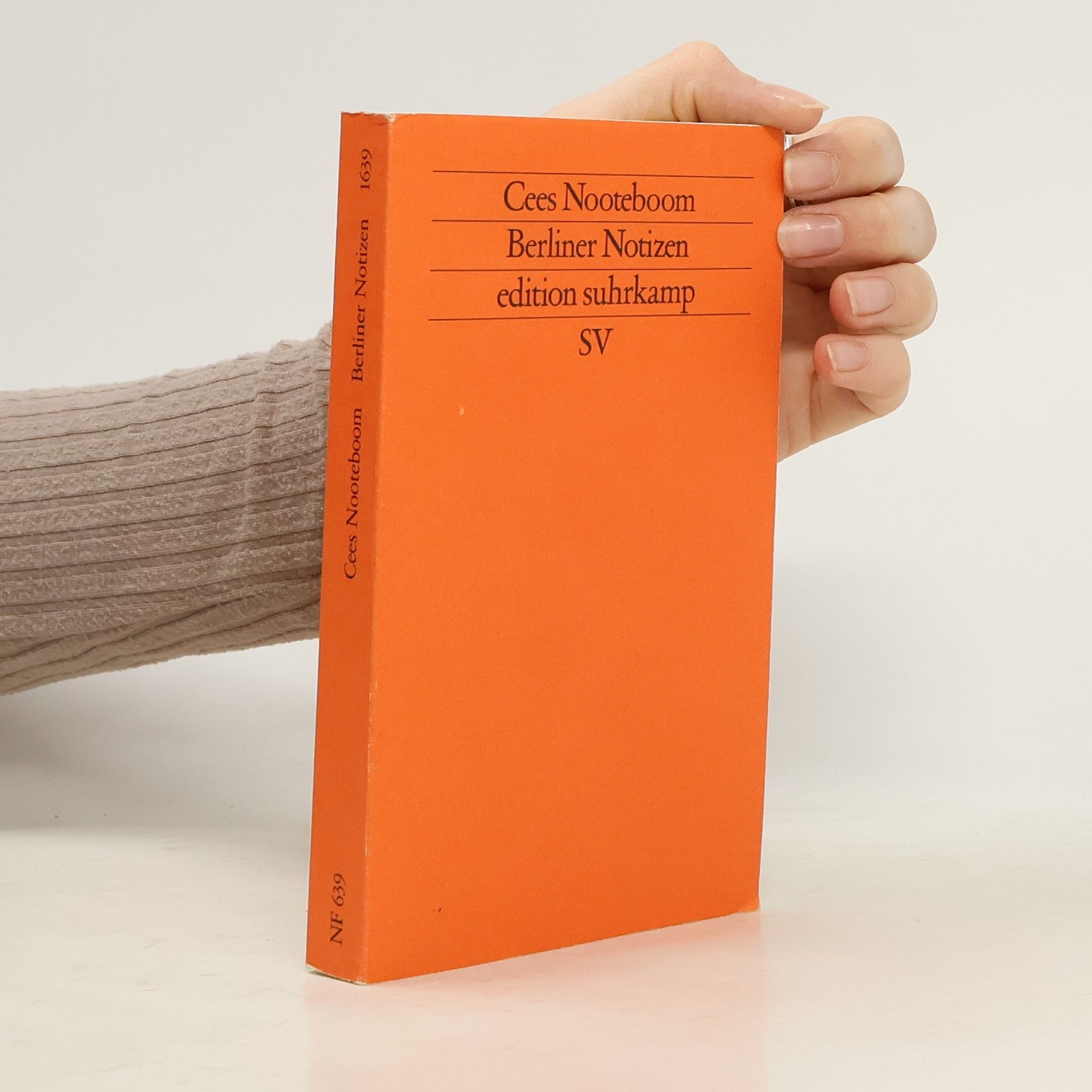 Cees Nooteboom Berliner Notizen