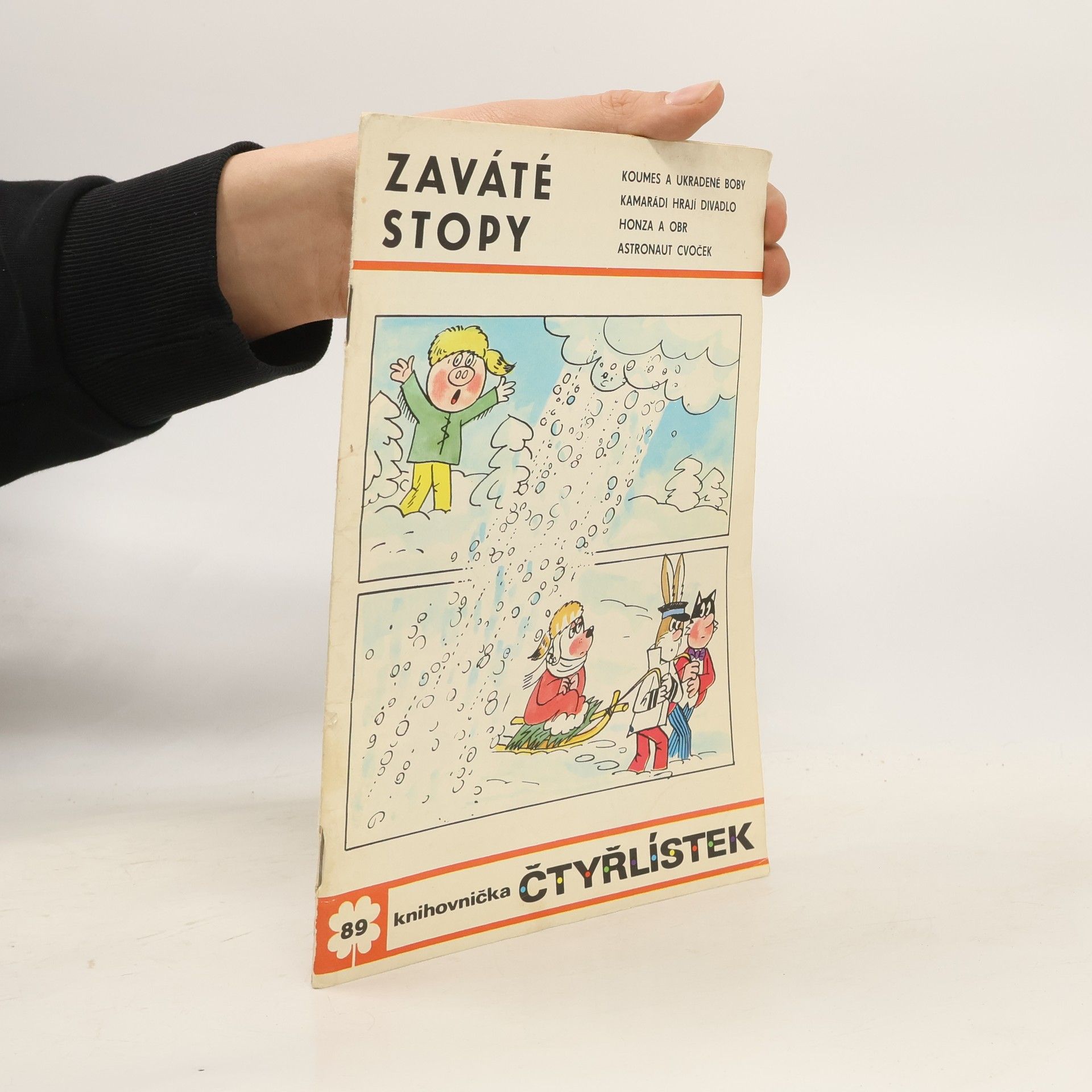 Ljuba Štíplová Čtyřlístek 89. Zaváté stopy