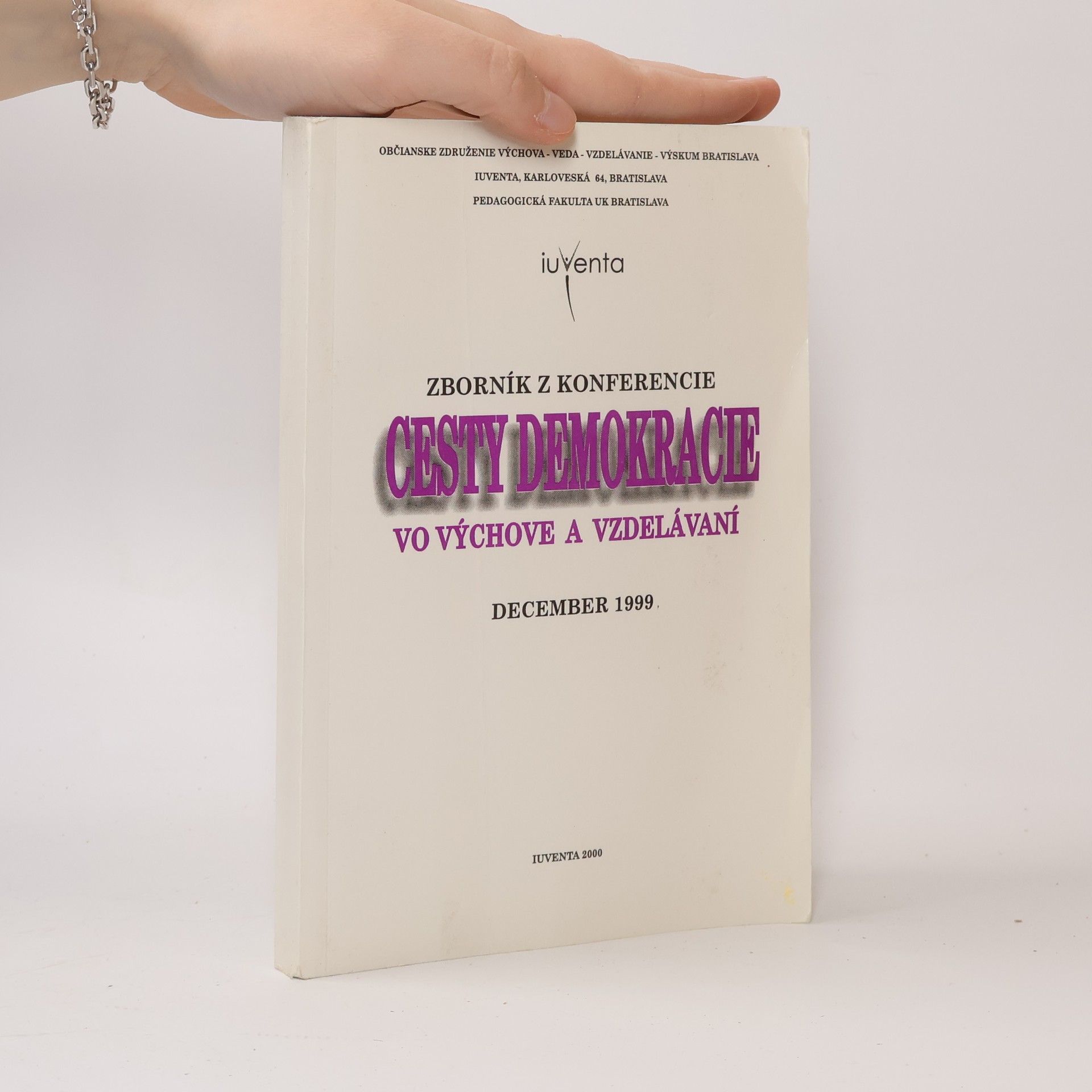 Občianske združenie Výchova - Veda - Vzdelávanie - Výskum Bratislava Cesty demokracie vo výchove a vzdelávaní