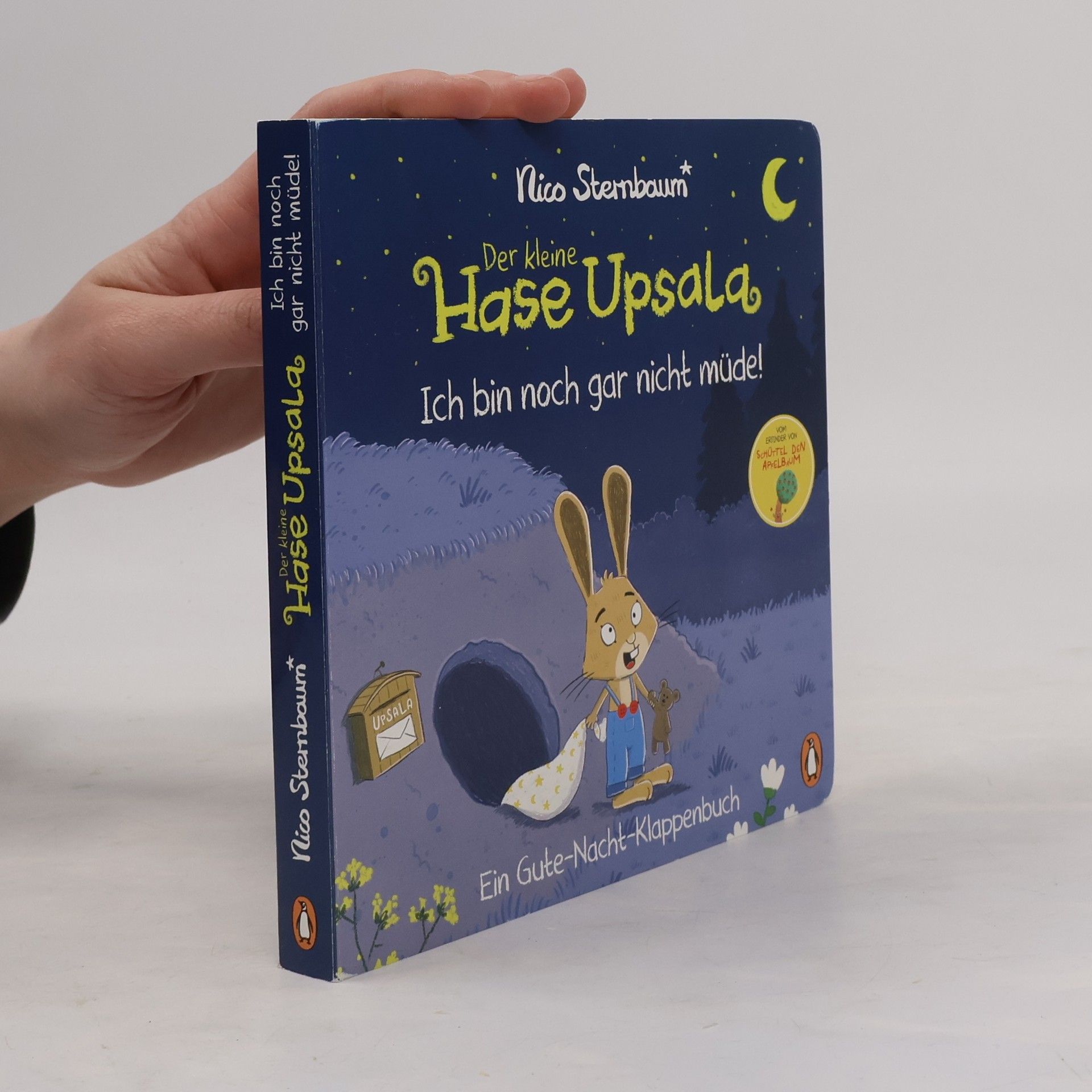 Nico Sternbaum Der kleine Hase Upsala - Ich bin noch gar nicht müde - Ein Gute-Nacht-Klappenbuch