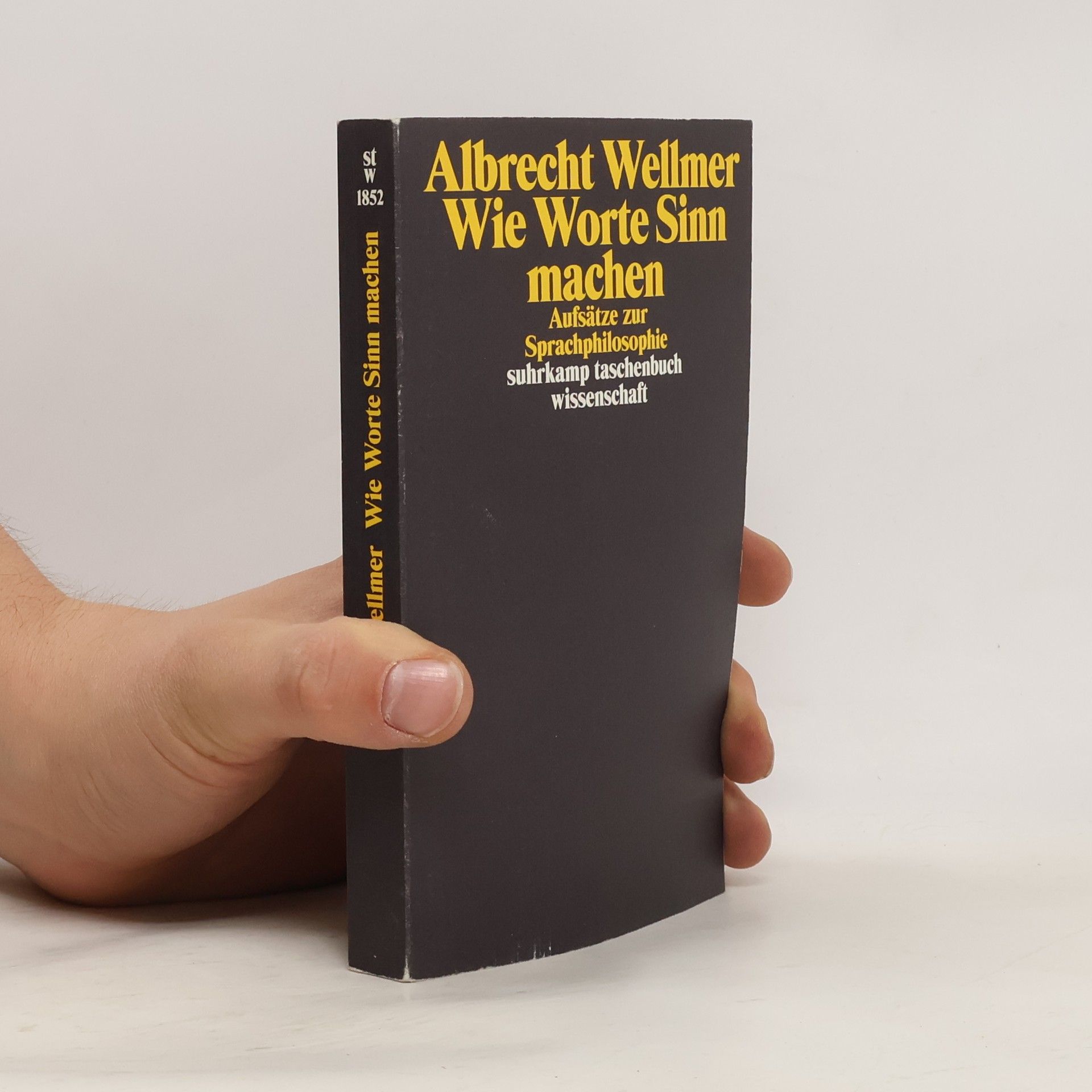 Albrecht Wellmer Wie Worte Sinn machen