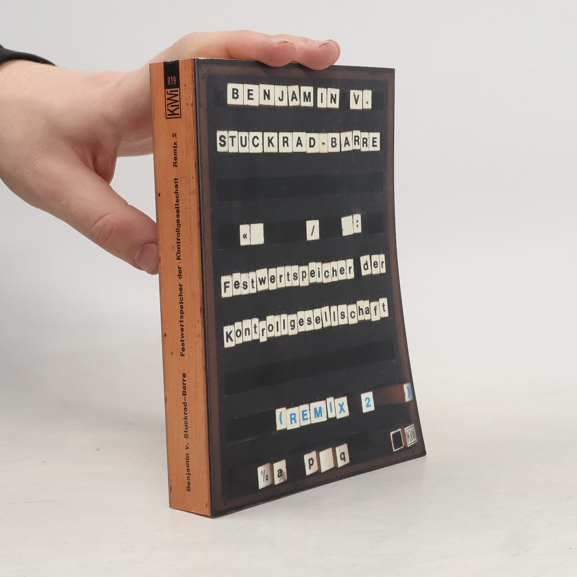 Benjamin v. Stuckrad-Barre Festwertspeicher der Kontrollgesellschaft