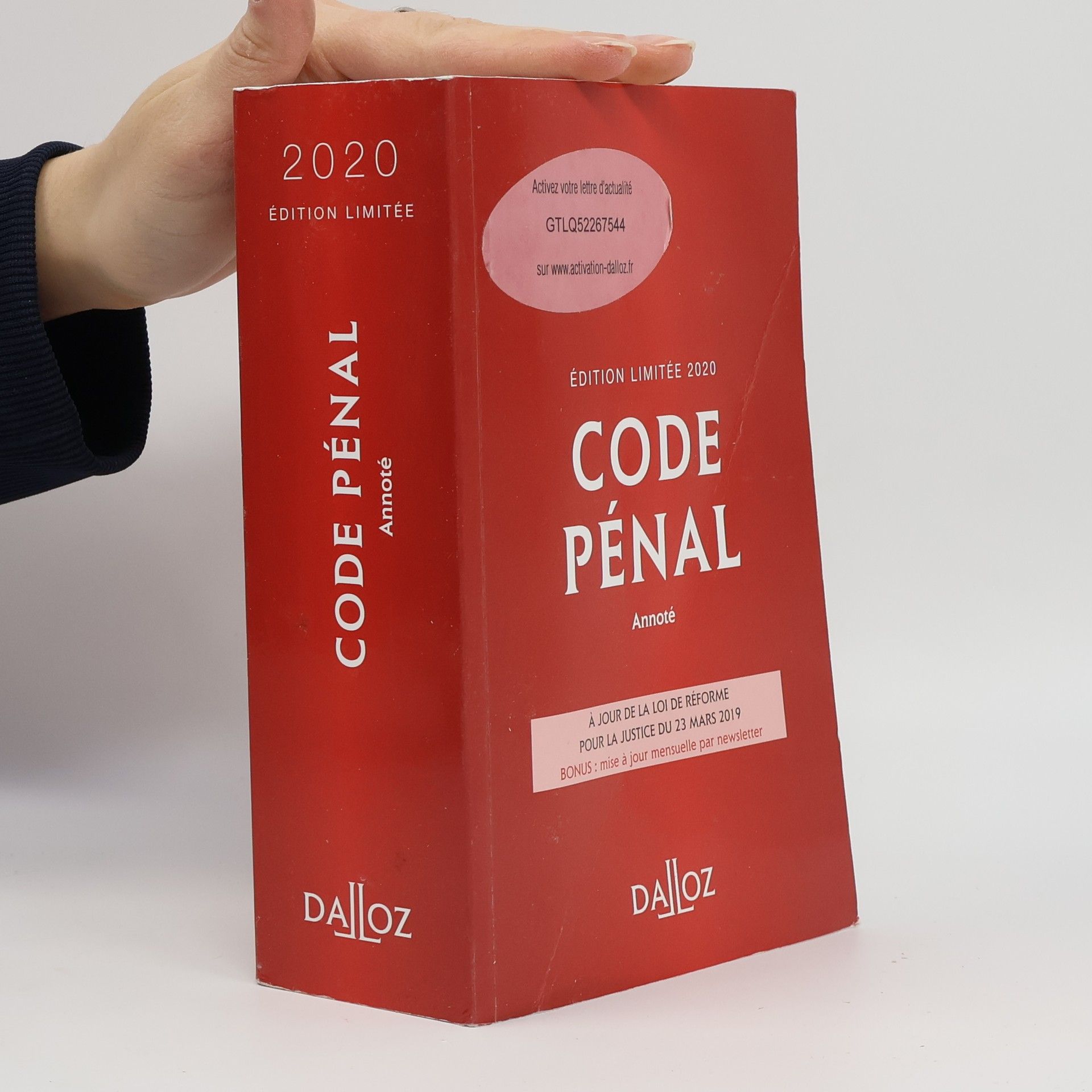 Carole Gayet Code pénal annoté