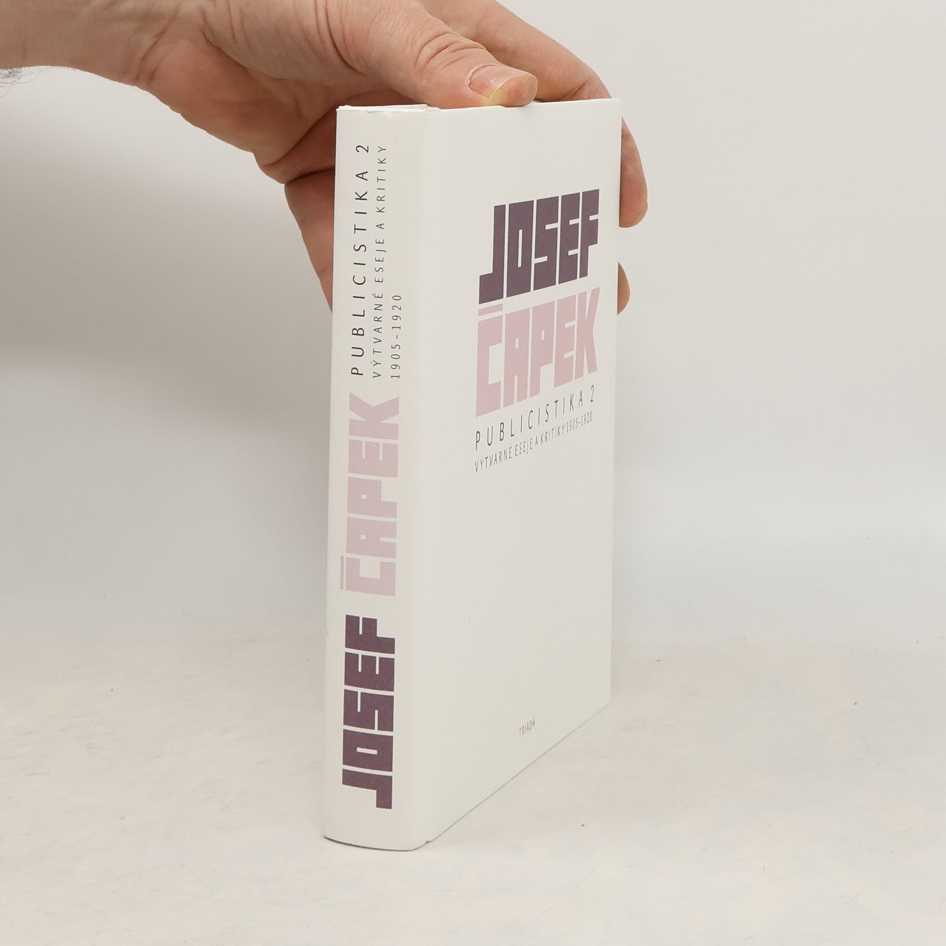 Josef Čapek Publicistika 2: Výtvarné eseje a kritiky 1905–1920