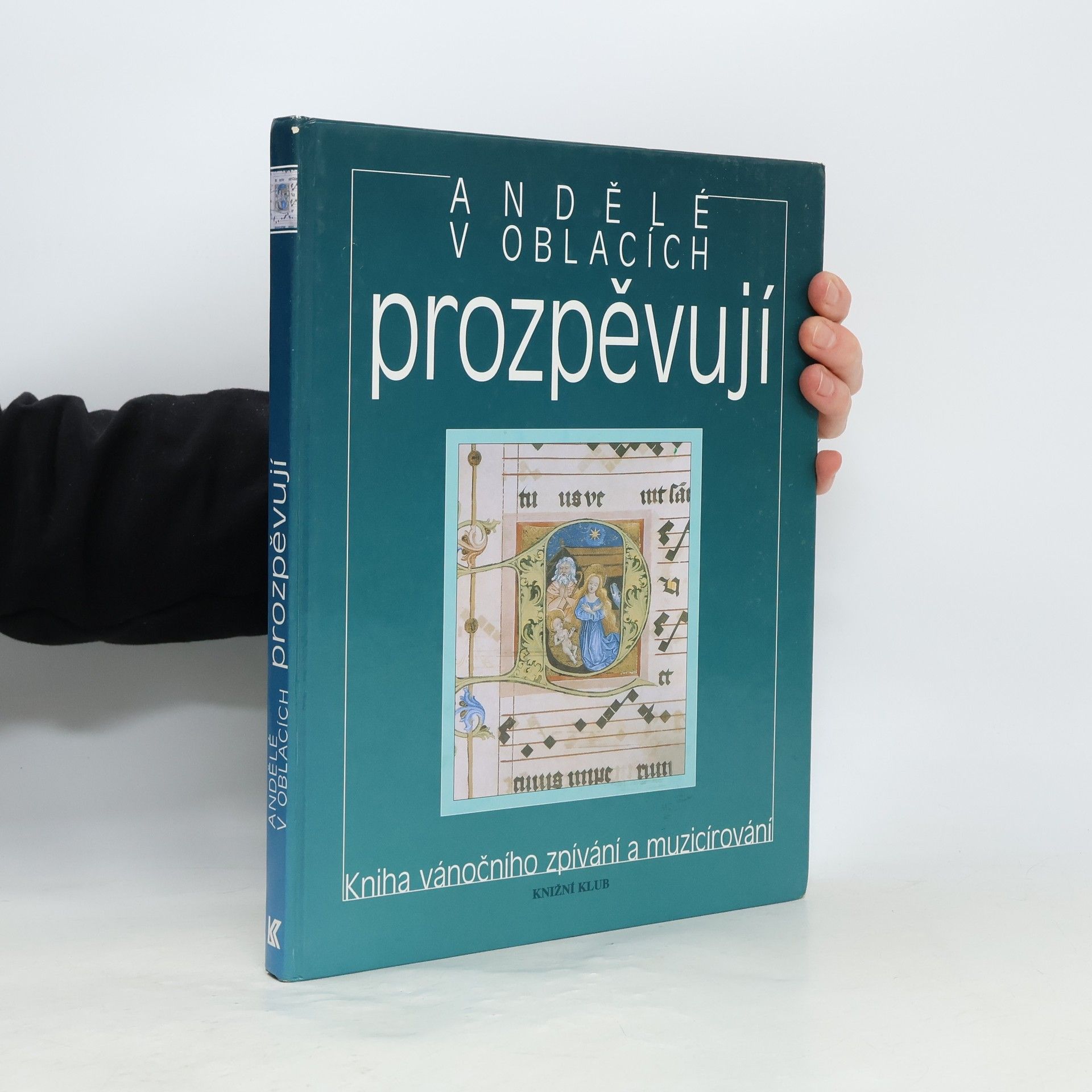 Andělé v oblacích prozpěvují kniha vánočního zpívání a muzicírování
