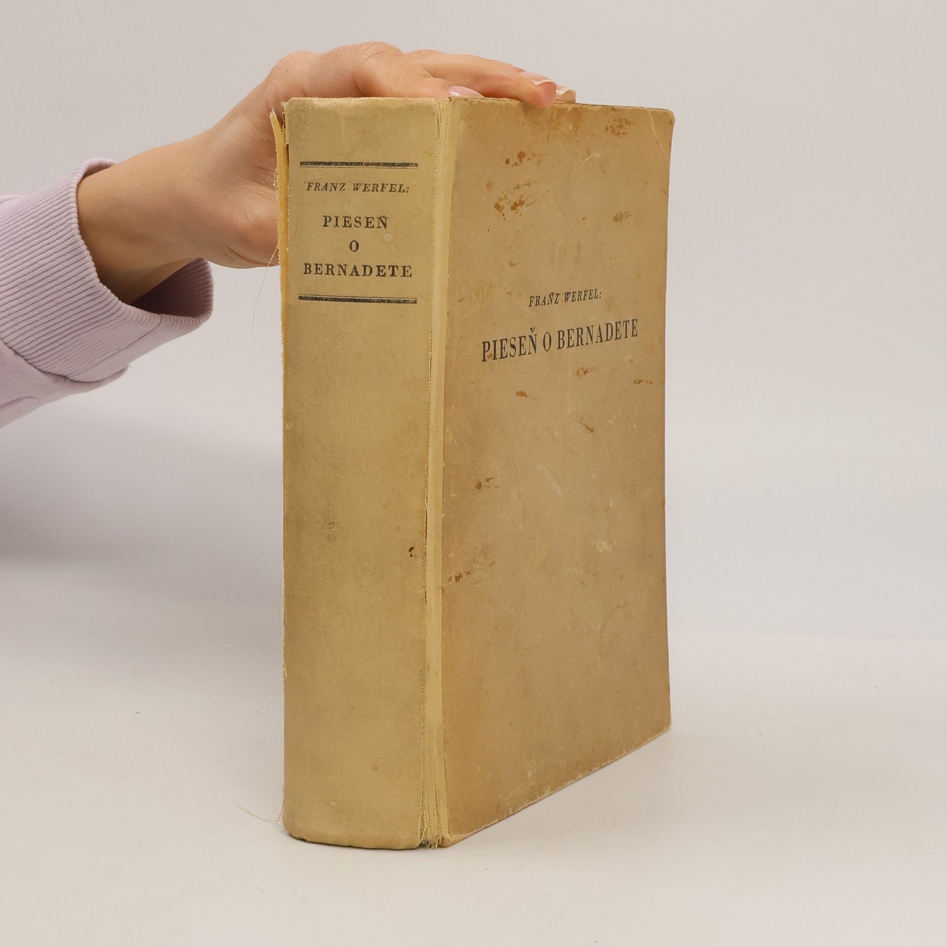 Franz Werfel Pieseň o Bernadete