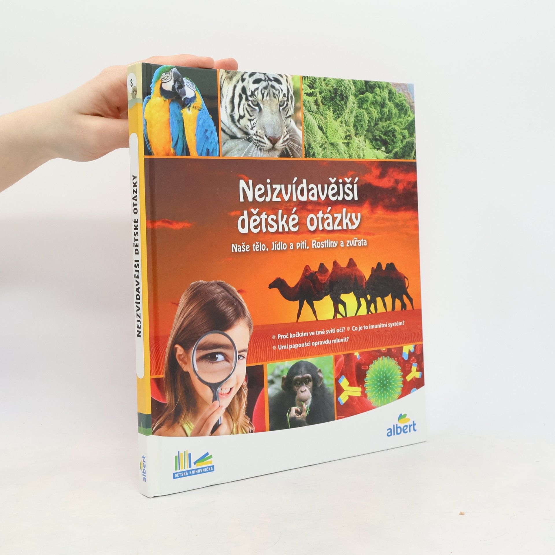 Autorenkollektiv Nejzvídavější dětské otázky: Naše tělo, jídlo a pití, rostliny a zvířata