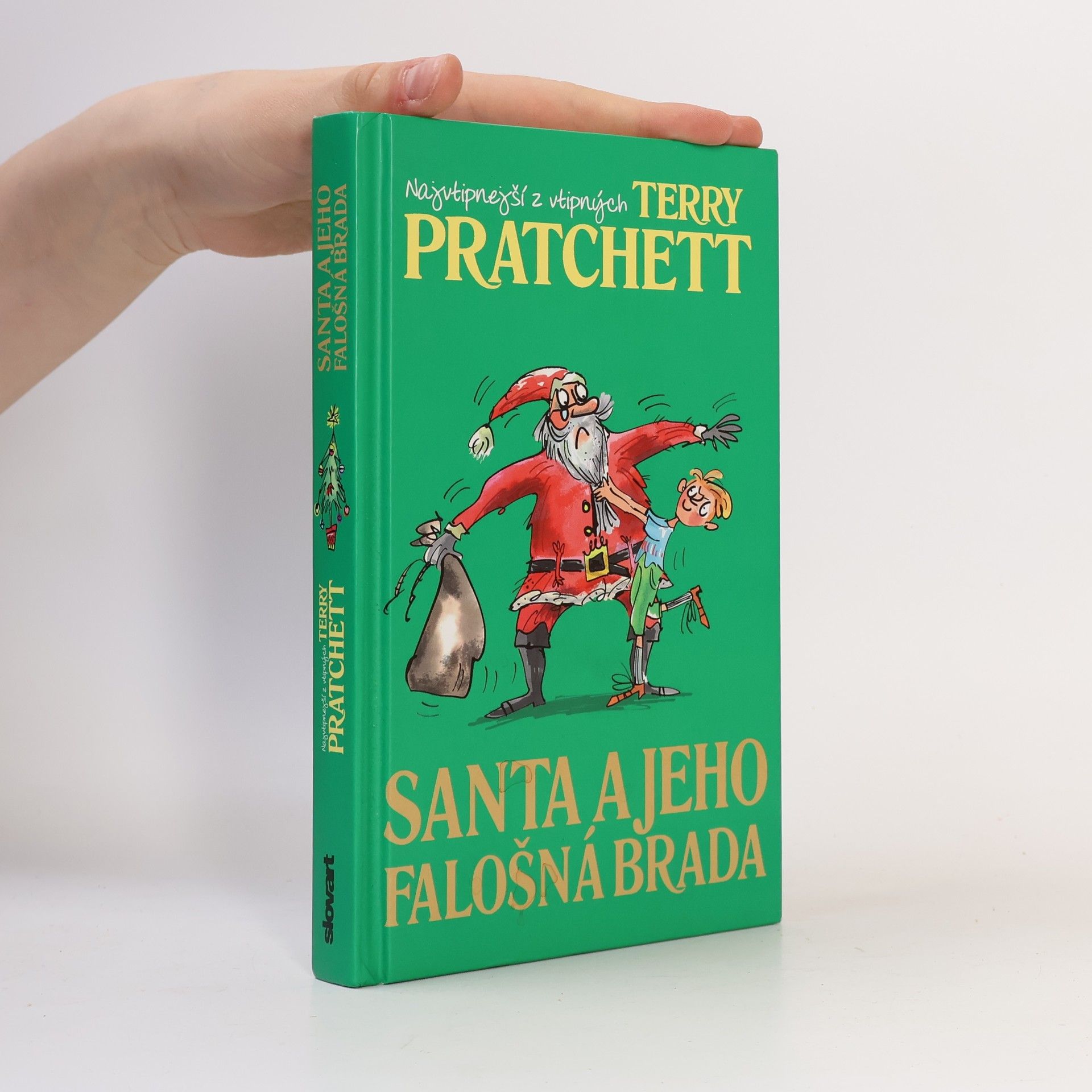 Terry Pratchett Santa a jeho falošná brada
