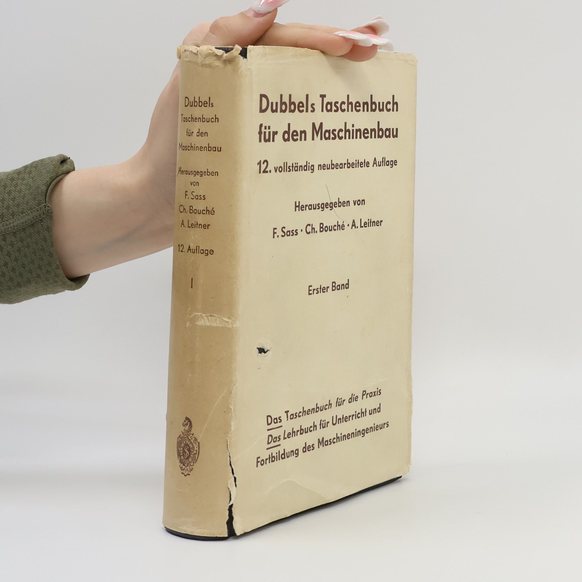 Dubbels Taschenbuch für den Maschinenbau I.