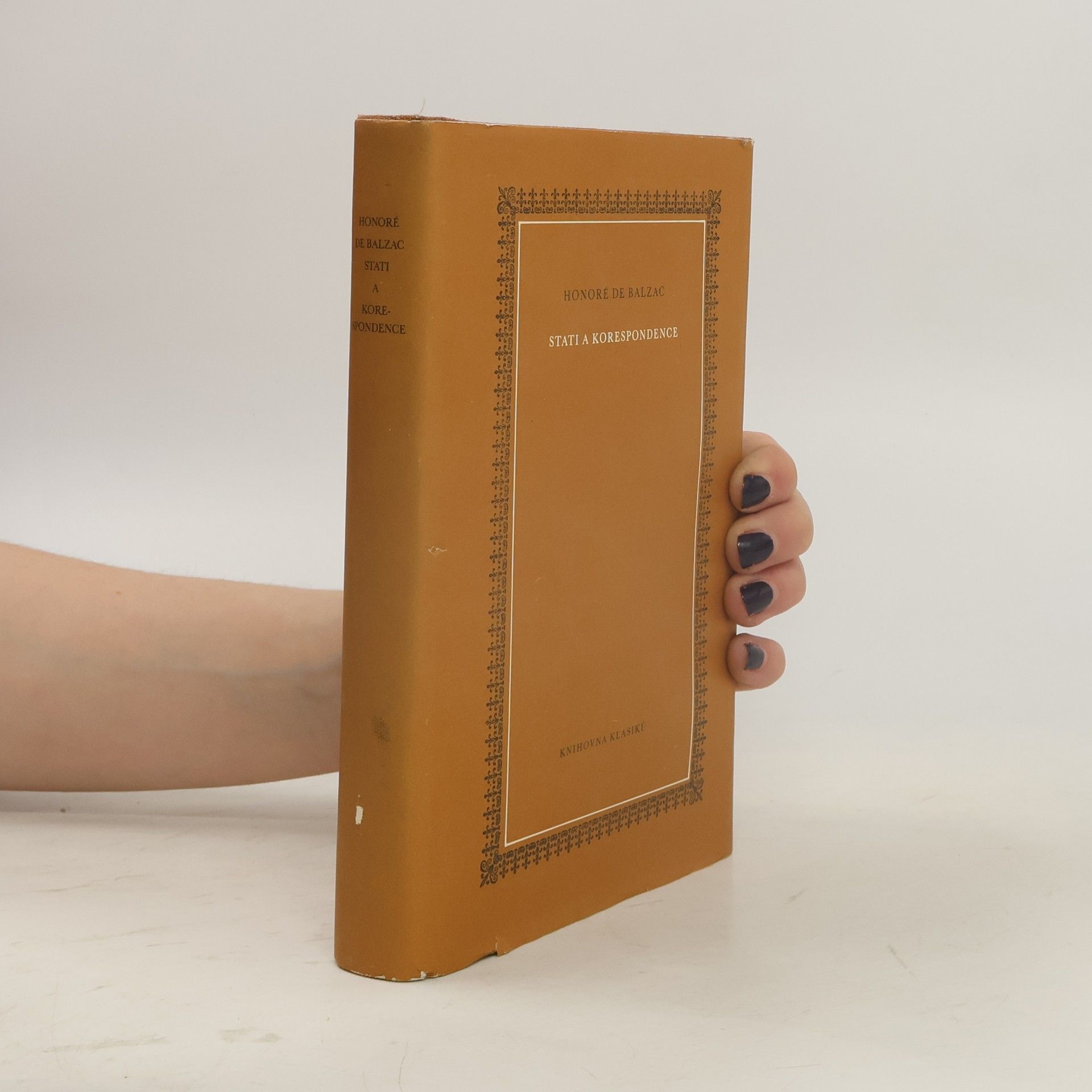 Honoré de Balzac Stati a korespondence