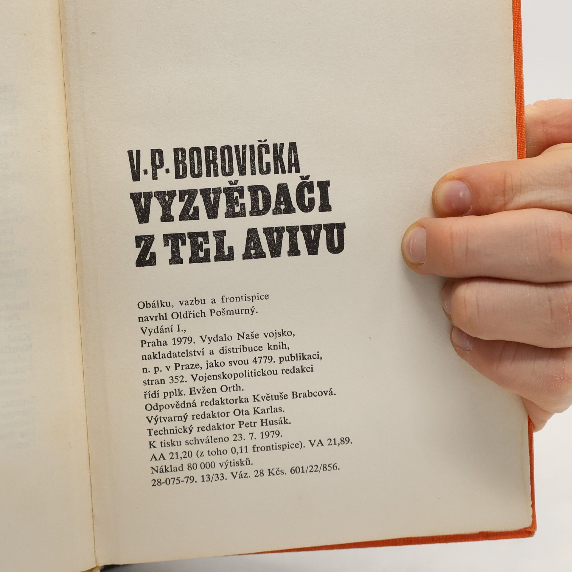 Václav Pavel Borovička Vyzvědači z Tel Avivu