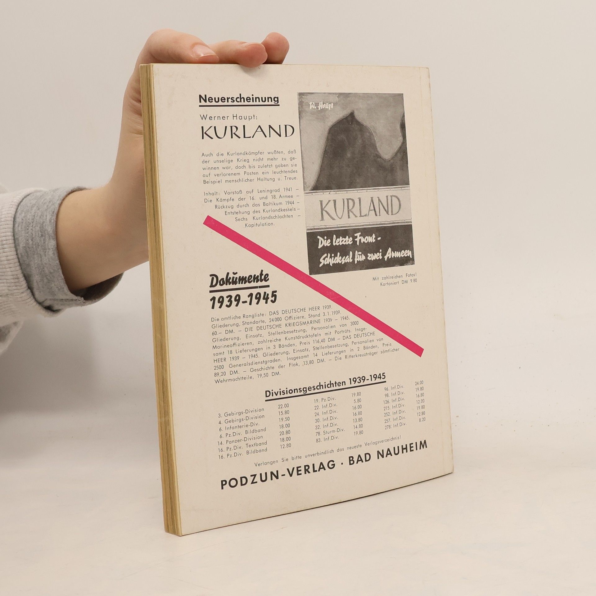 kolektiv Deutscher Soldaten Kalender 1960