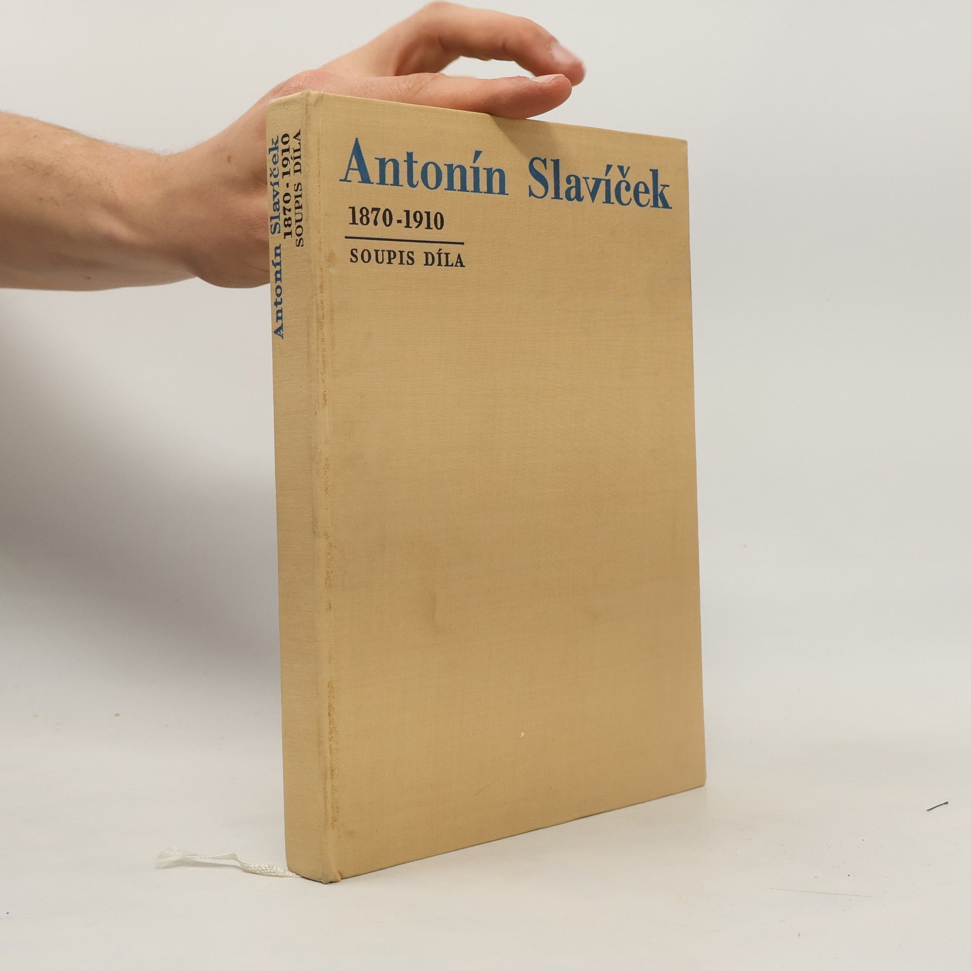 Marie Hovorková Antonín Slavíček (1870-1910). Soupis díla