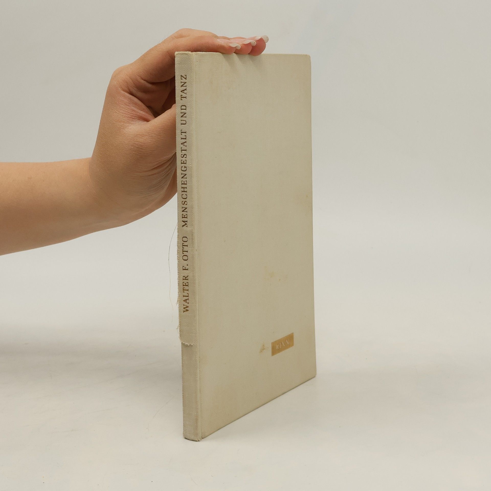 Walter F. Otto Menschengestalt und Tanz