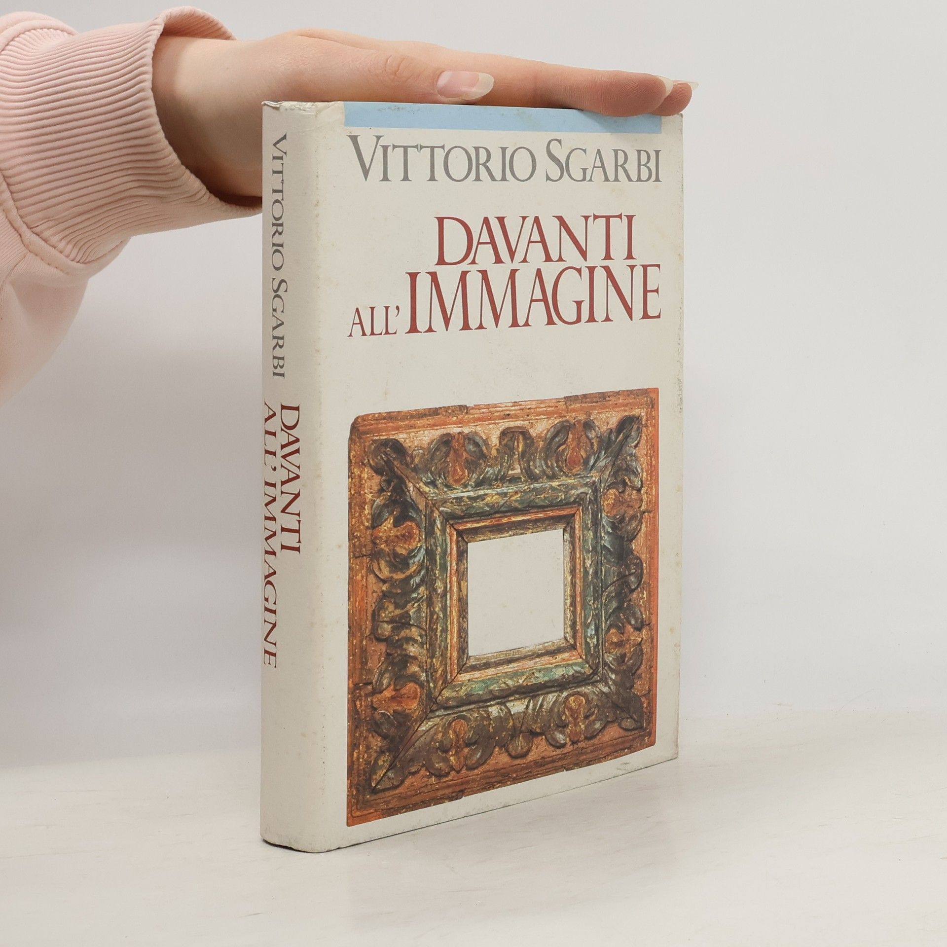 Vittorio Sgarbi Davanti all'immagine