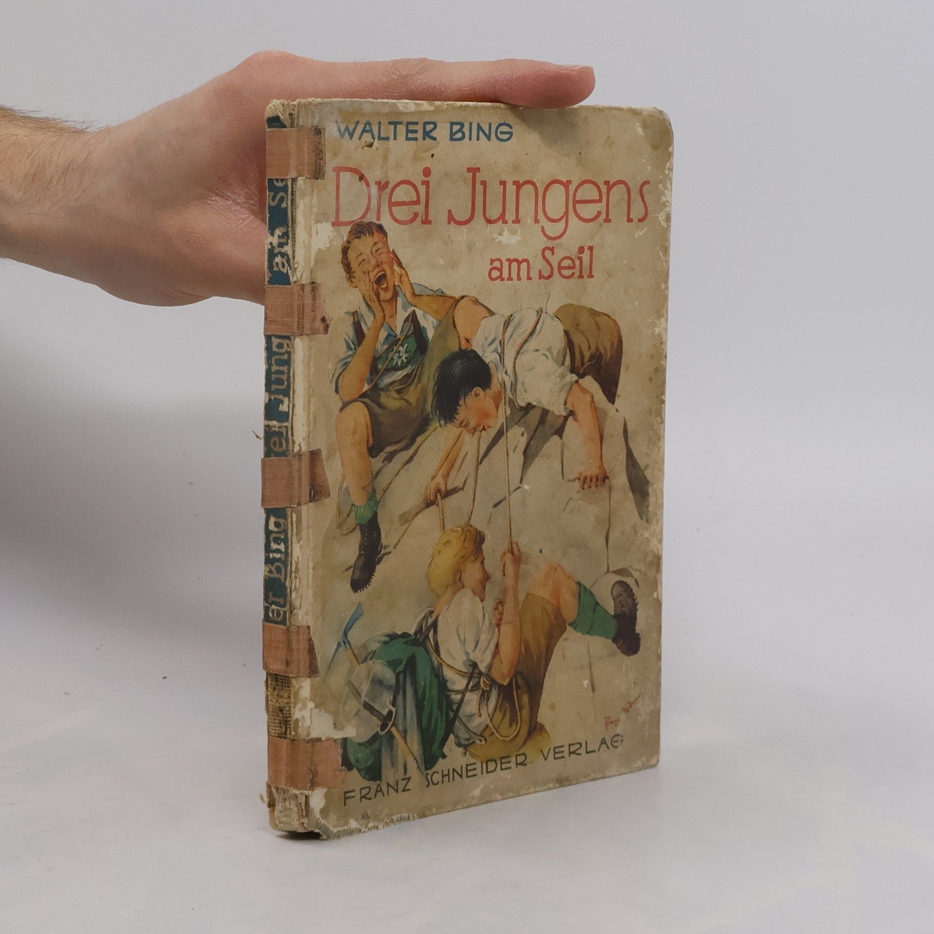 Walter Bing Drei Jungens am Seil