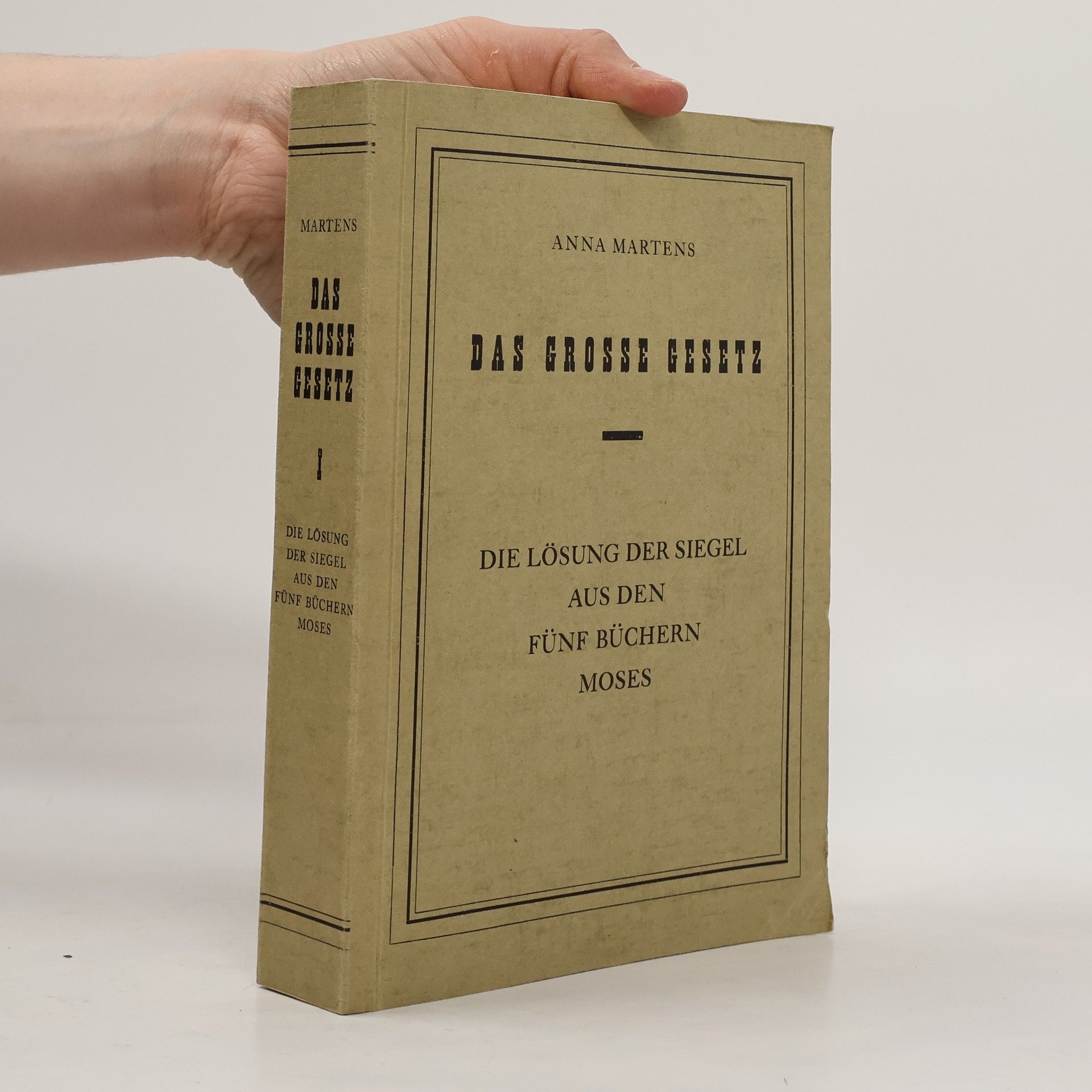 Anna Martens Das Grosse Gesetz I