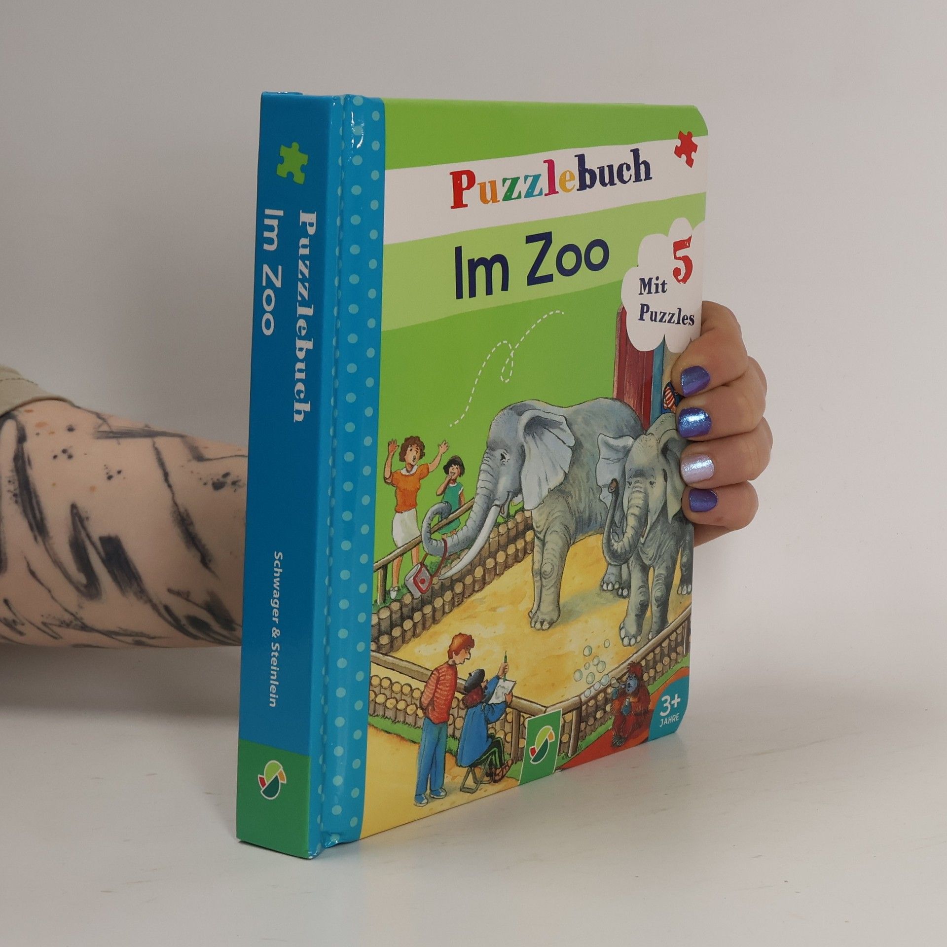 Kolektiv autorů V Zoo: Knižka s puzzle