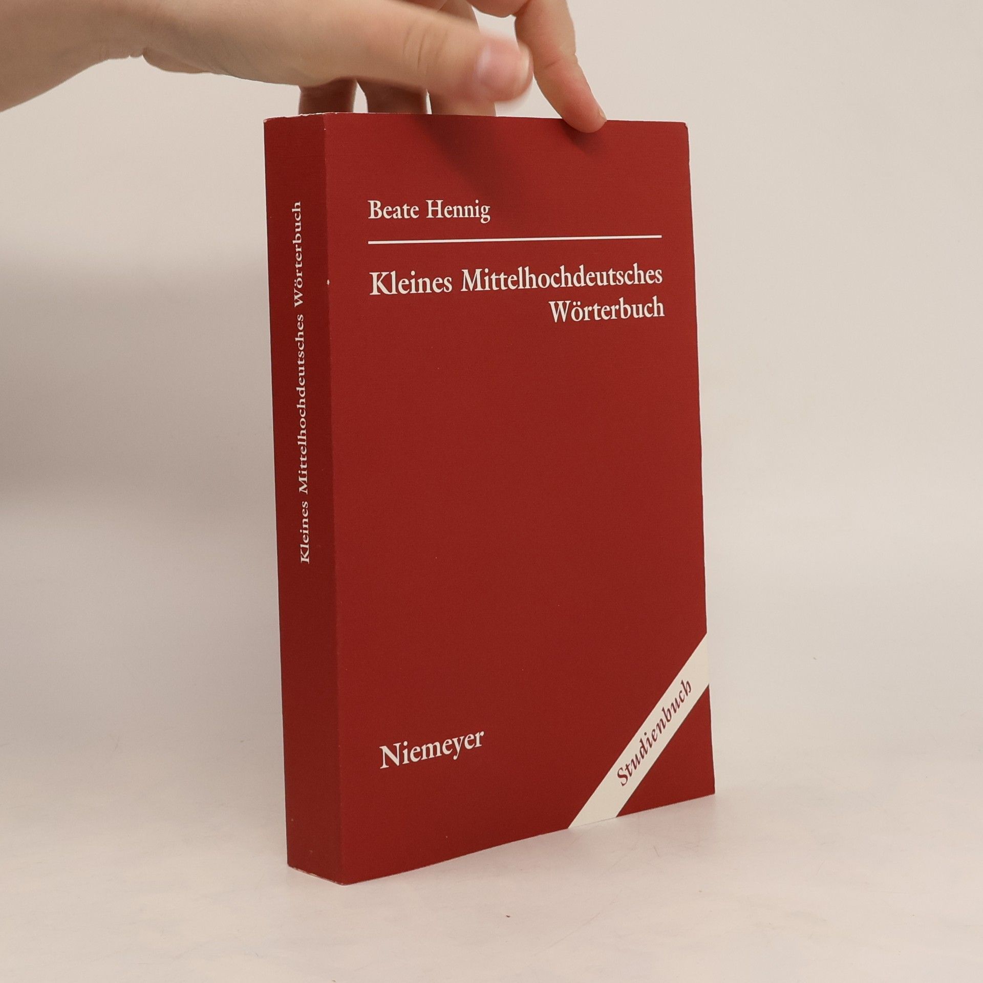 Beate Hennig Kleines mittelhochdeutsches Wörterbuch