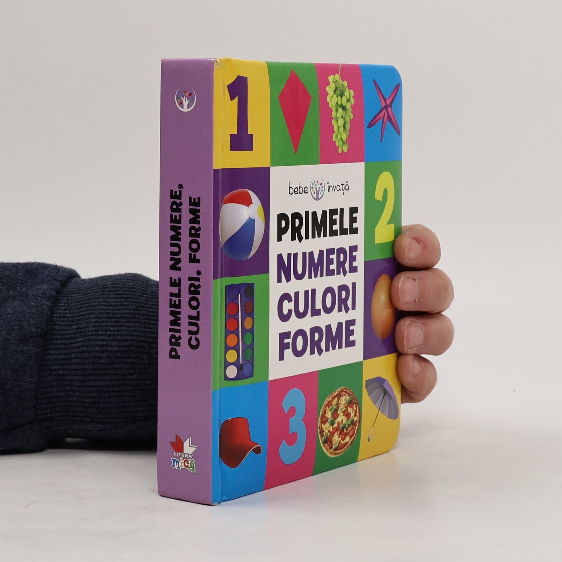 Kolektiv autorů Bebe învață. Primele numere, culori, forme (Format Mic)