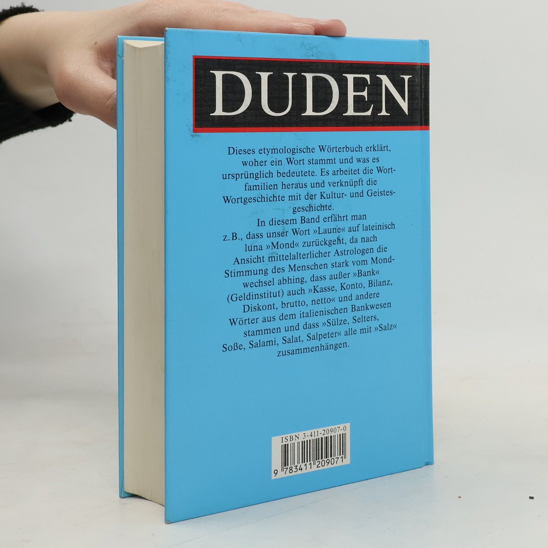 Günther Drosdowski Etymologie : Herkunftswörterbuch der deutschen Sprache. Duden Band 7