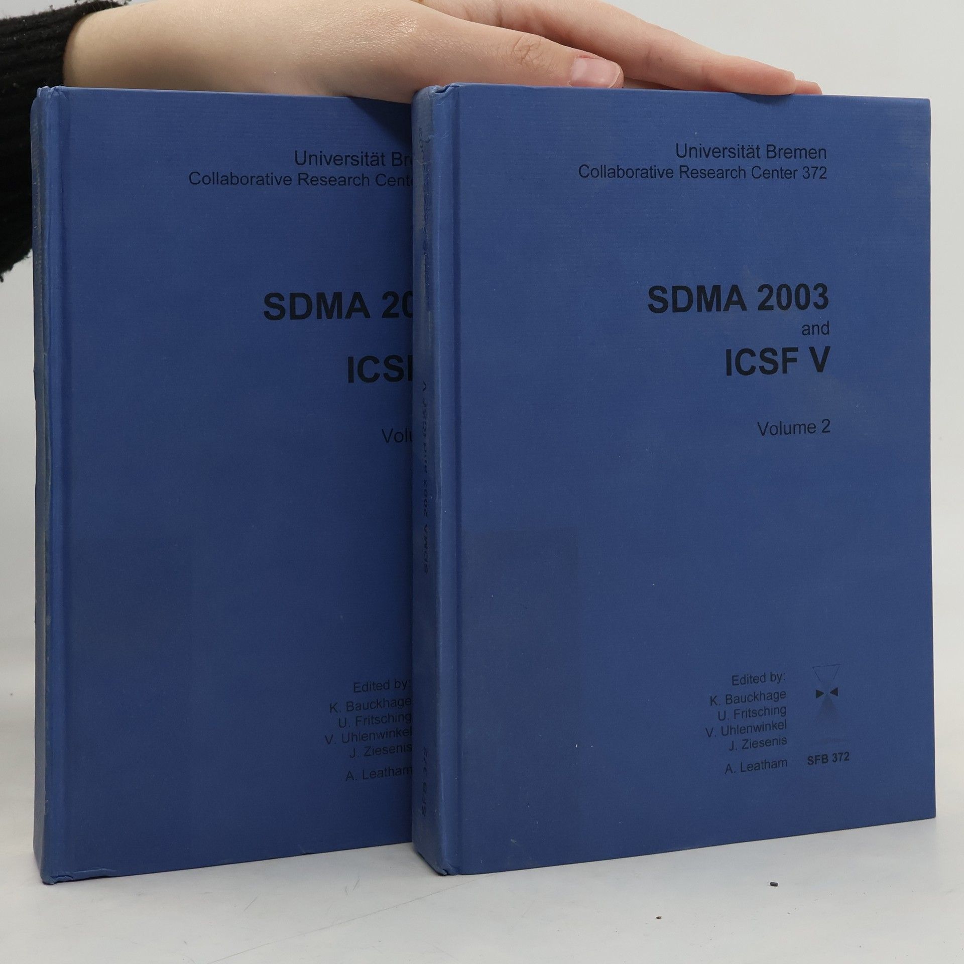 Klaus Bauckhage SDMA 2003 and ICSF V. 1-2