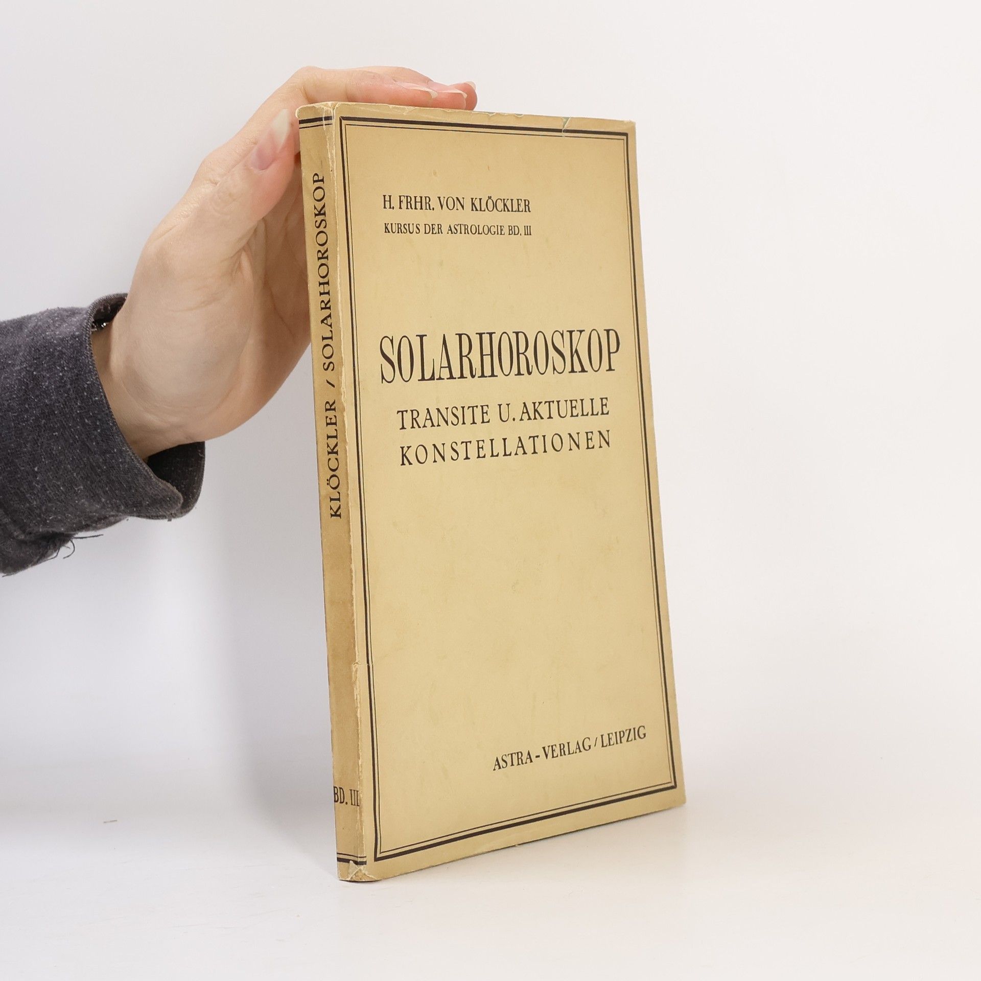 H. Frhr. von Klöckler Solarhoroskop